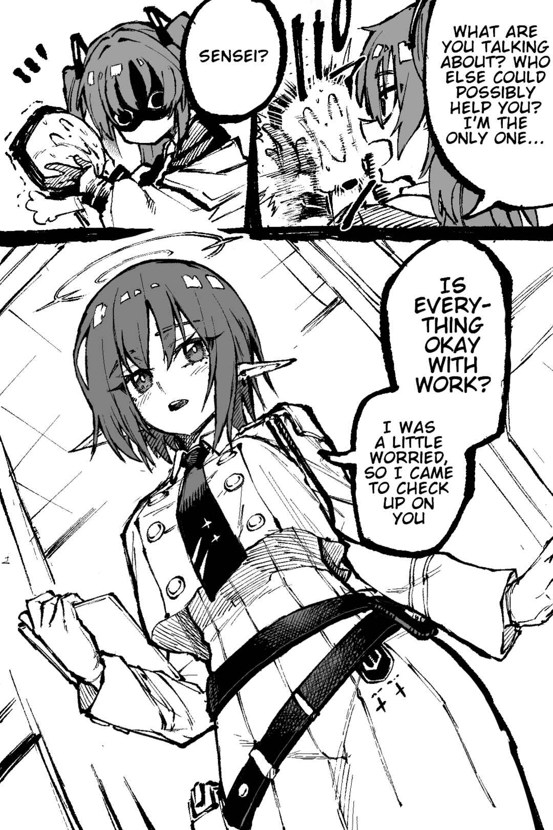 Page 1 Chapter 2 Blue Archive - JAZZs Twitter Content (Doujinshi)