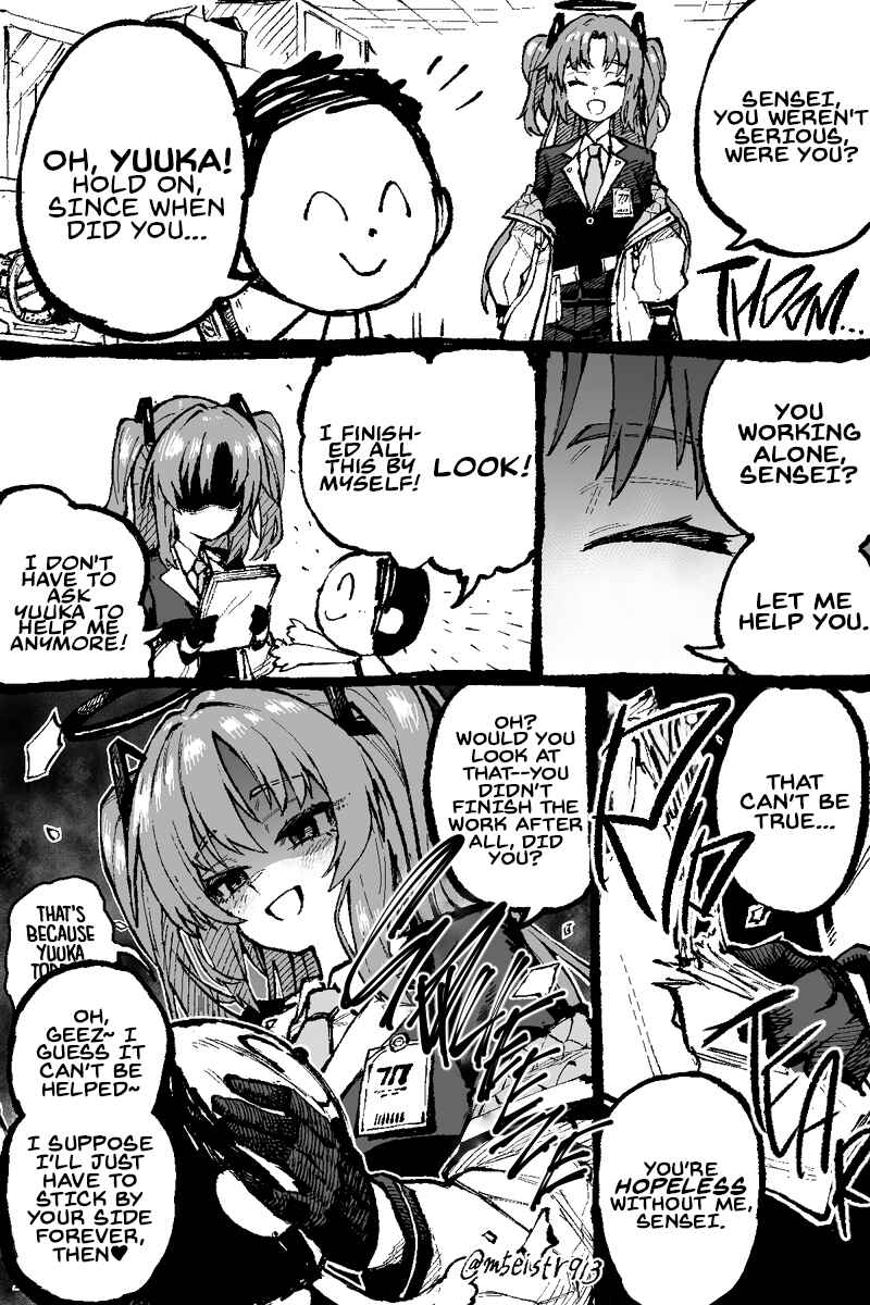 Page 1 Chapter 45 Blue Archive - JAZZs Twitter Content (Doujinshi)