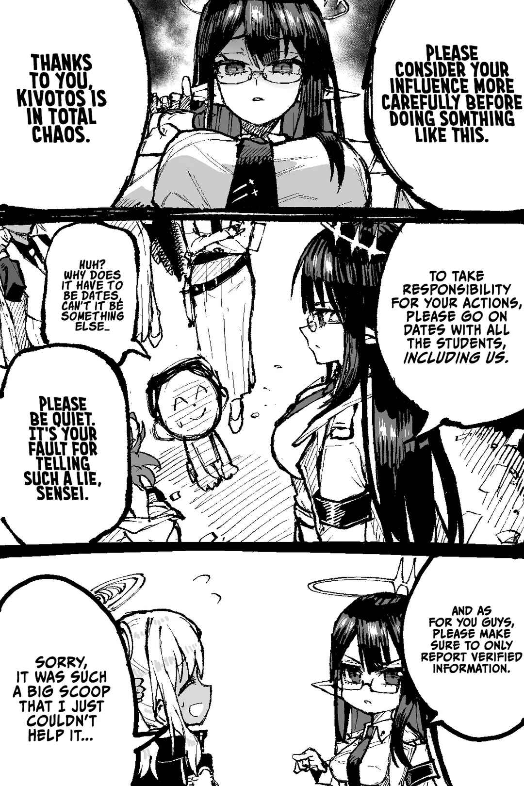 Page 1 Chapter 19 Blue Archive - JAZZs Twitter Content (Doujinshi)