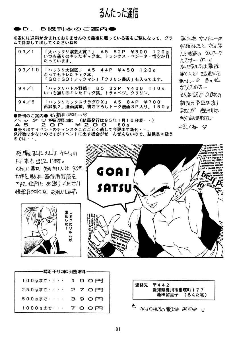 Page 78 Chapter Unknown_a4c8 Dragon Ball - Eternal Puzzle (Doujinshi)