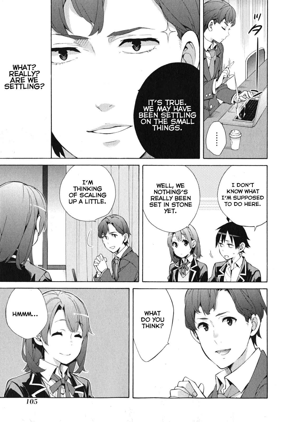 Page 21 Chapter 36 Yahari Ore no Seishun Love Come wa Machigatteiru.: Monologue