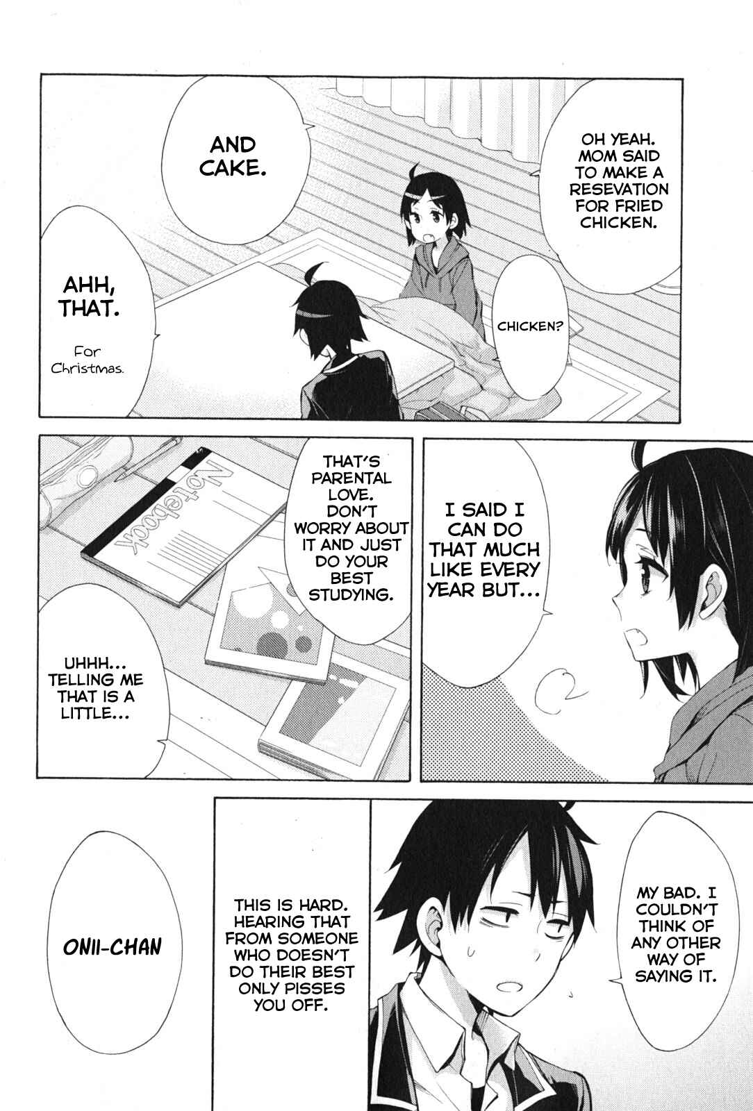 Page 34 Chapter 36 Yahari Ore no Seishun Love Come wa Machigatteiru.: Monologue