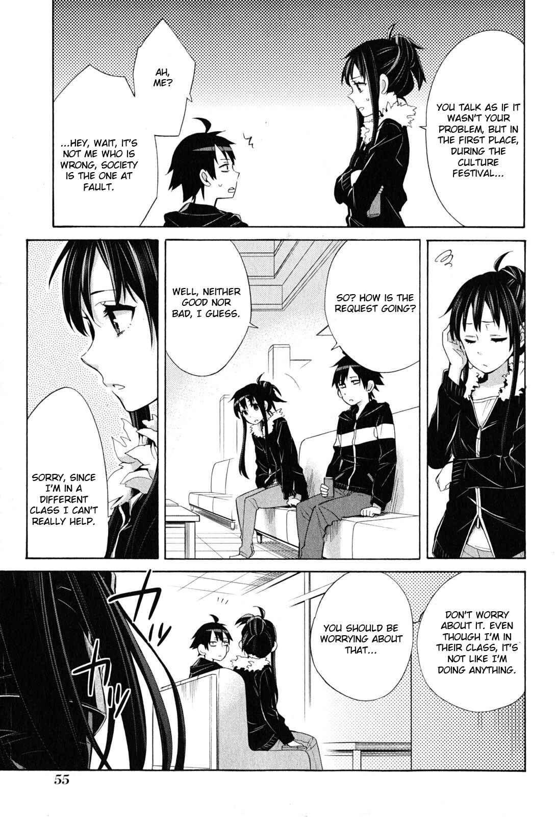 Page 53 Chapter 27 Yahari Ore no Seishun Love Come wa Machigatteiru.: Monologue