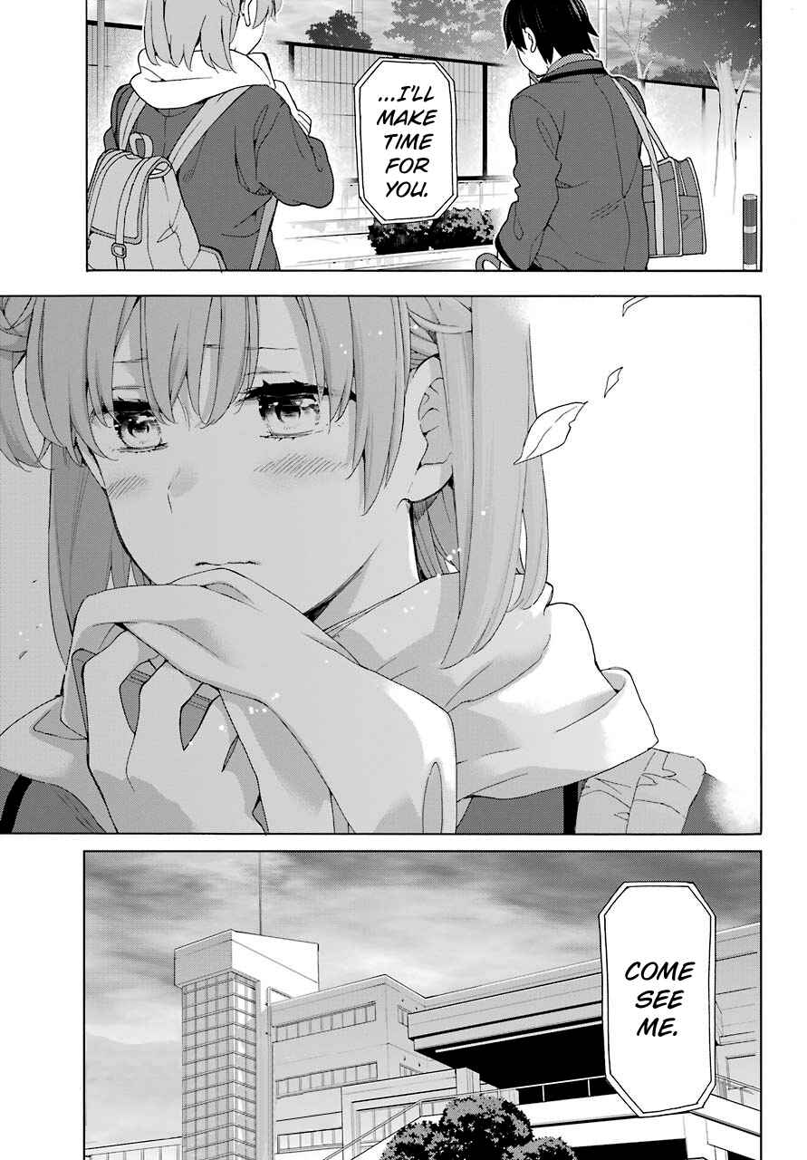 Page 28 Chapter 74 Yahari Ore no Seishun Love Come wa Machigatteiru.: Monologue