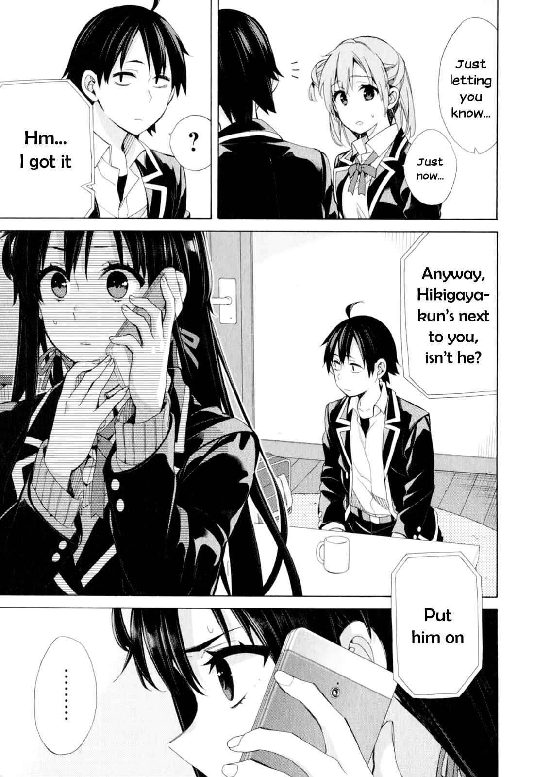 Page 27 Chapter 56 Yahari Ore no Seishun Love Come wa Machigatteiru.: Monologue