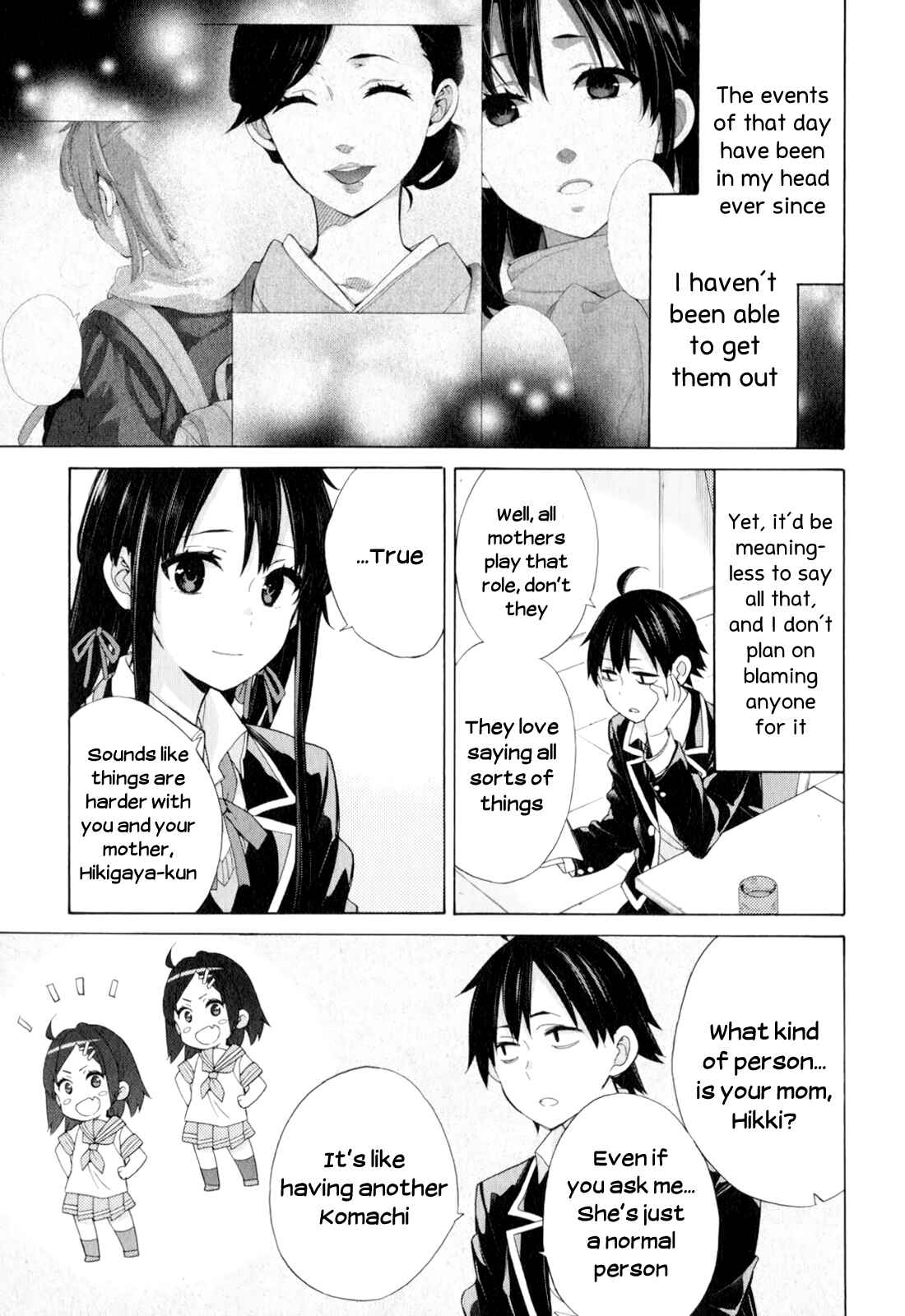 Page 3 Chapter 56 Yahari Ore no Seishun Love Come wa Machigatteiru.: Monologue