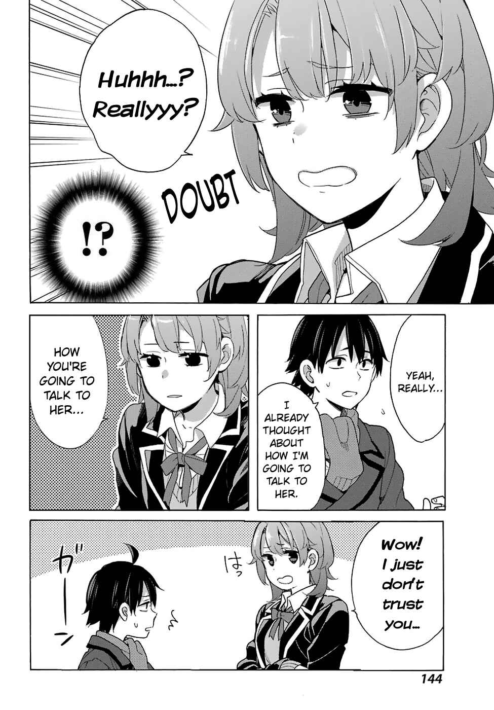 Page 4 Chapter 77 Yahari Ore no Seishun Love Come wa Machigatteiru.: Monologue