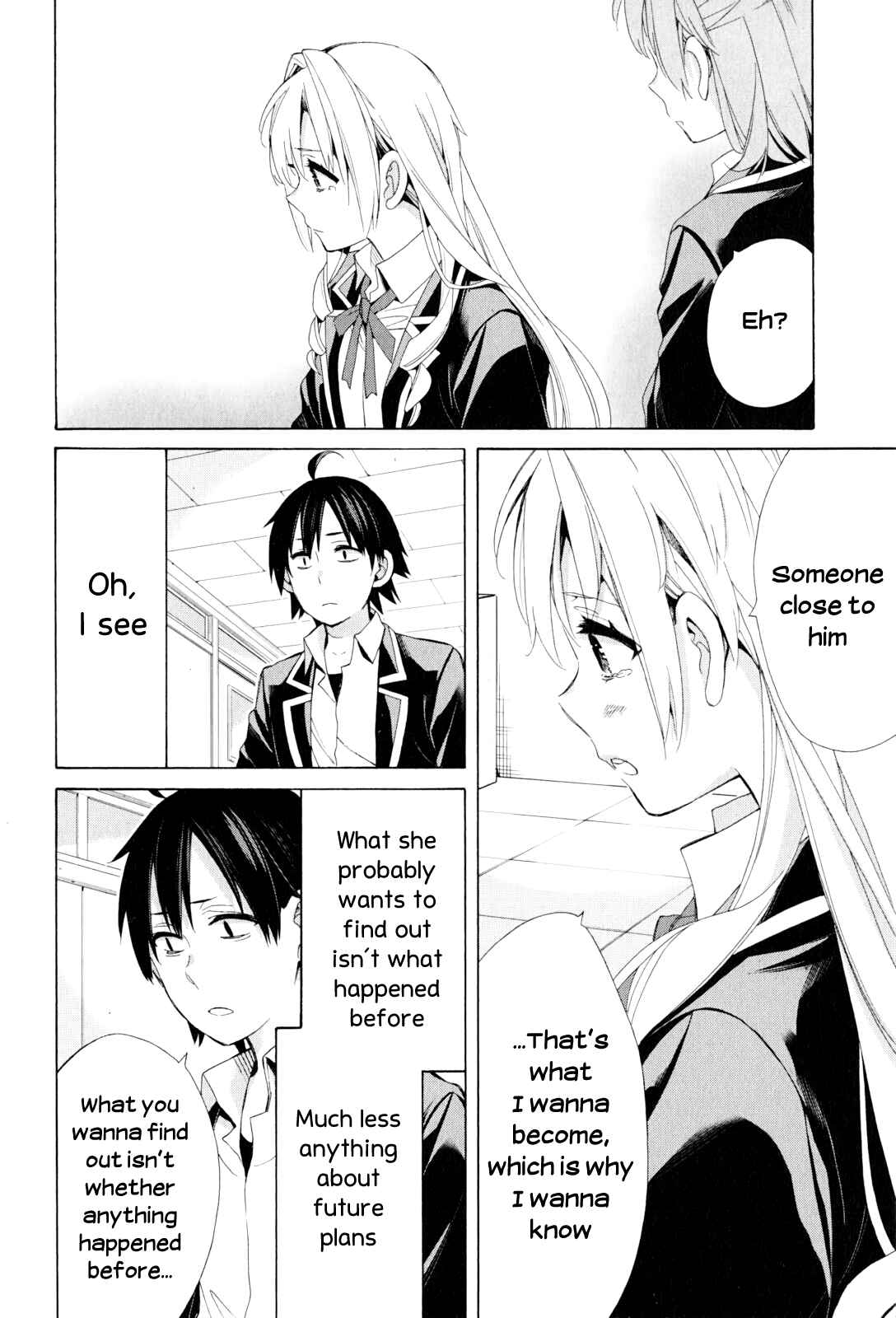 Page 22 Chapter 48 Yahari Ore no Seishun Love Come wa Machigatteiru.: Monologue