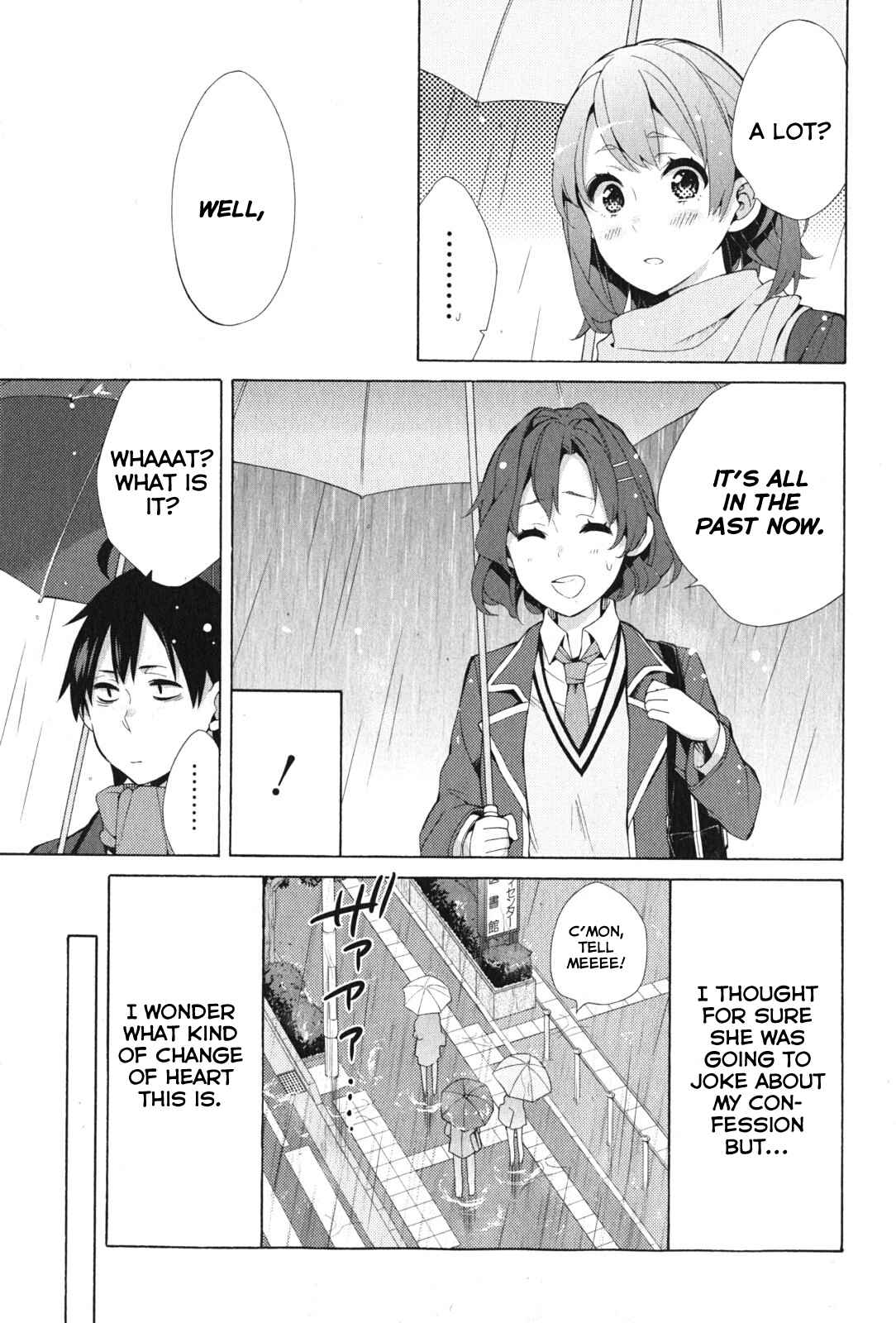 Page 32 Chapter 37 Yahari Ore no Seishun Love Come wa Machigatteiru.: Monologue