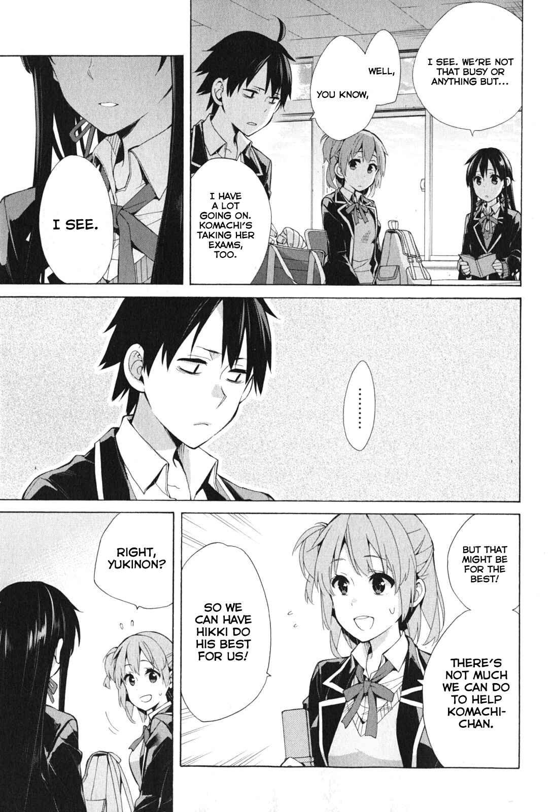 Page 4 Chapter 37 Yahari Ore no Seishun Love Come wa Machigatteiru.: Monologue