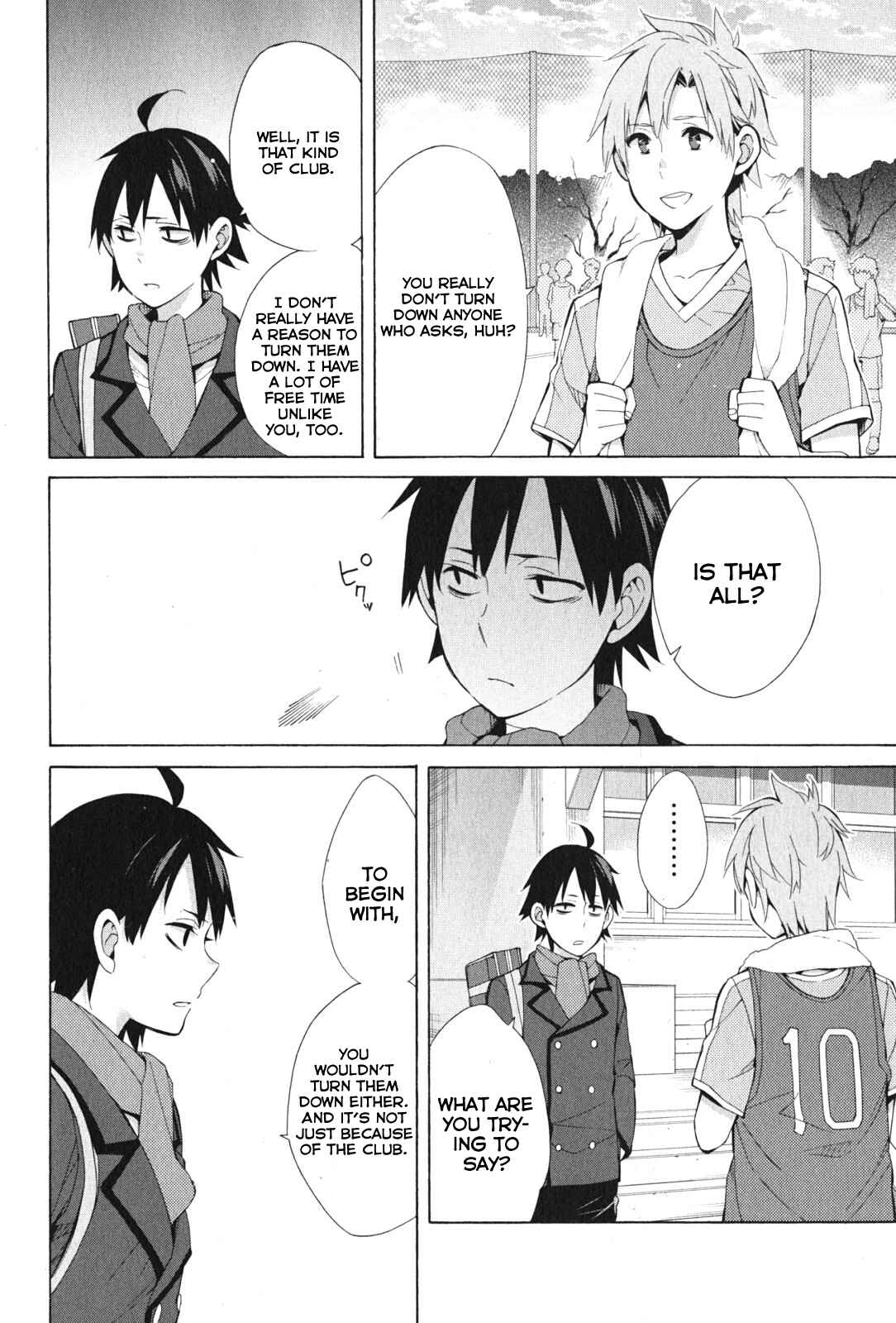 Page 9 Chapter 37 Yahari Ore no Seishun Love Come wa Machigatteiru.: Monologue