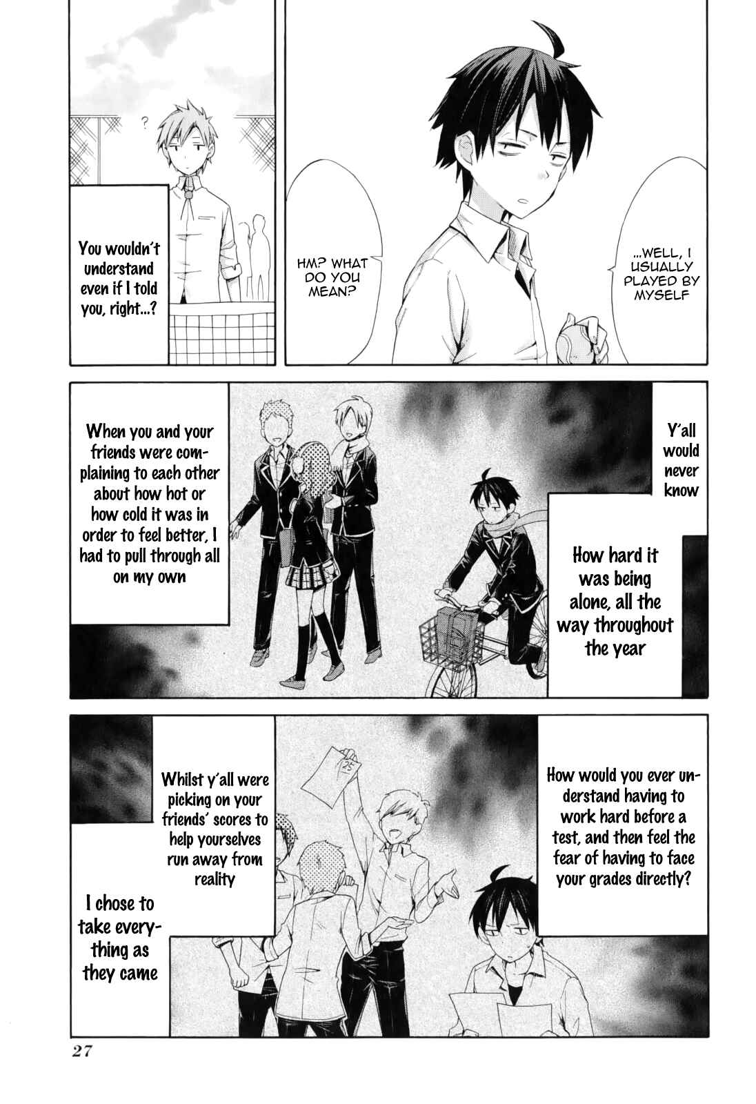 Page 27 Chapter 7 Yahari Ore no Seishun Love Come wa Machigatteiru.: Monologue