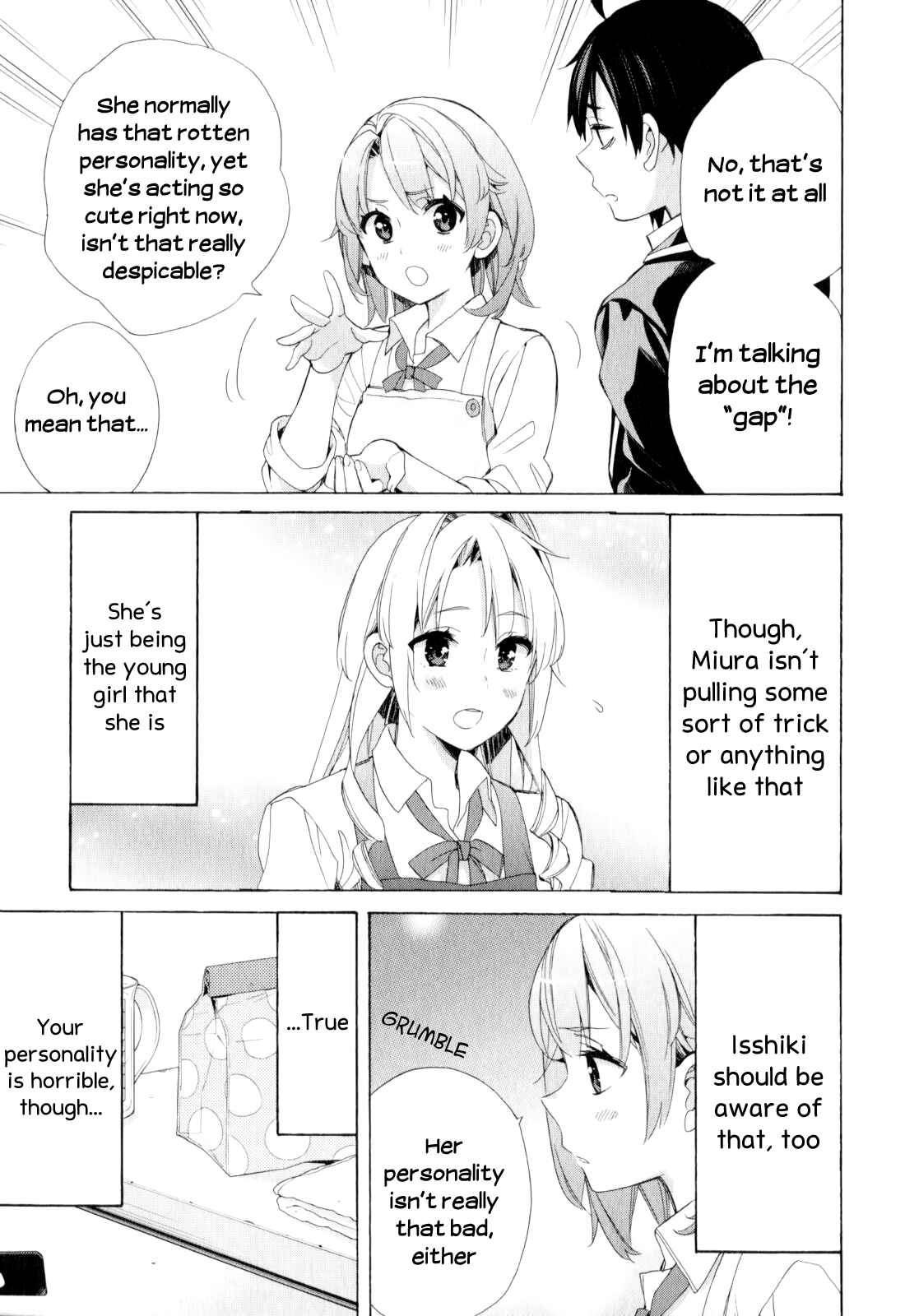 Page 25 Chapter 54 Yahari Ore no Seishun Love Come wa Machigatteiru.: Monologue