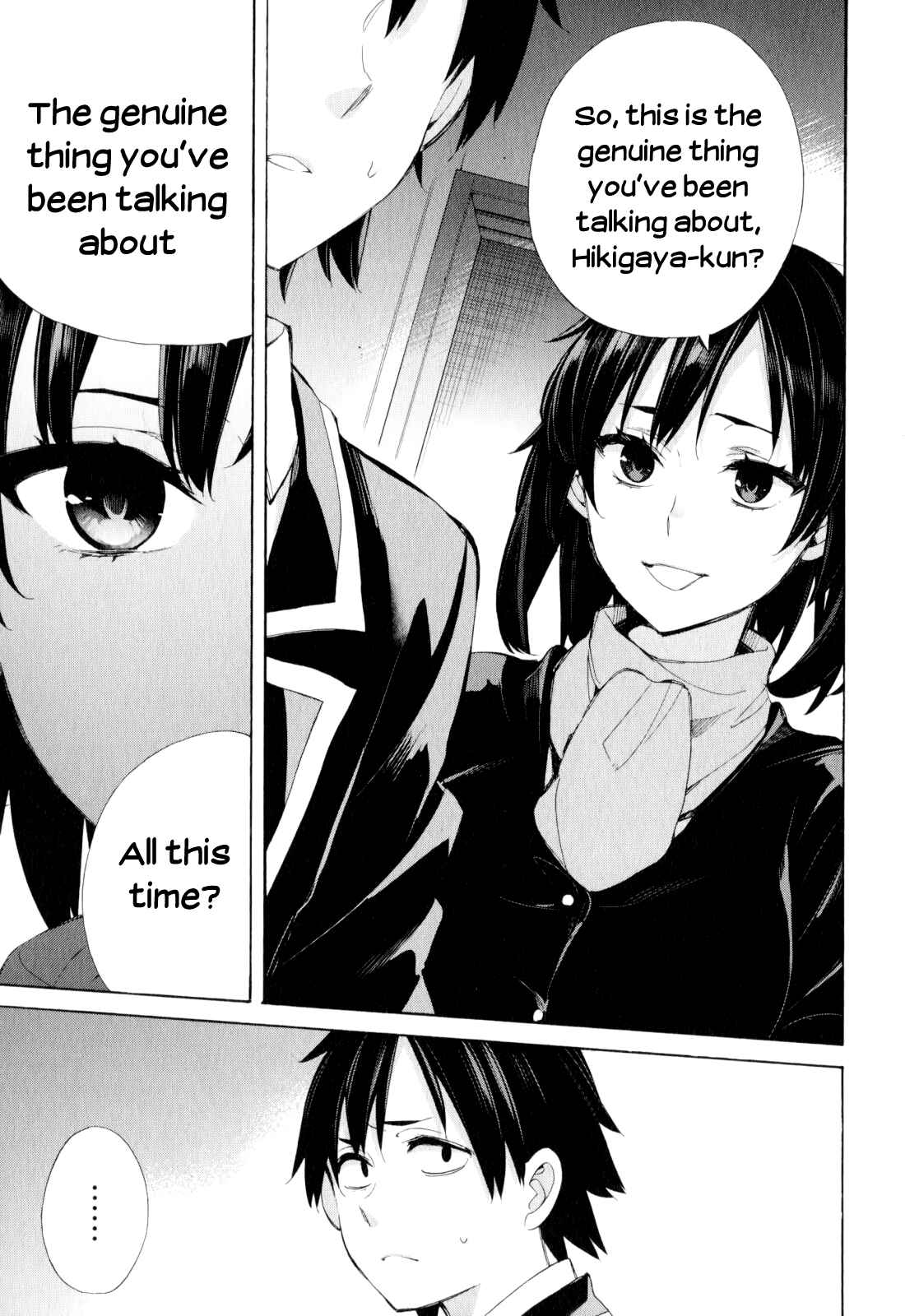 Page 35 Chapter 54 Yahari Ore no Seishun Love Come wa Machigatteiru.: Monologue