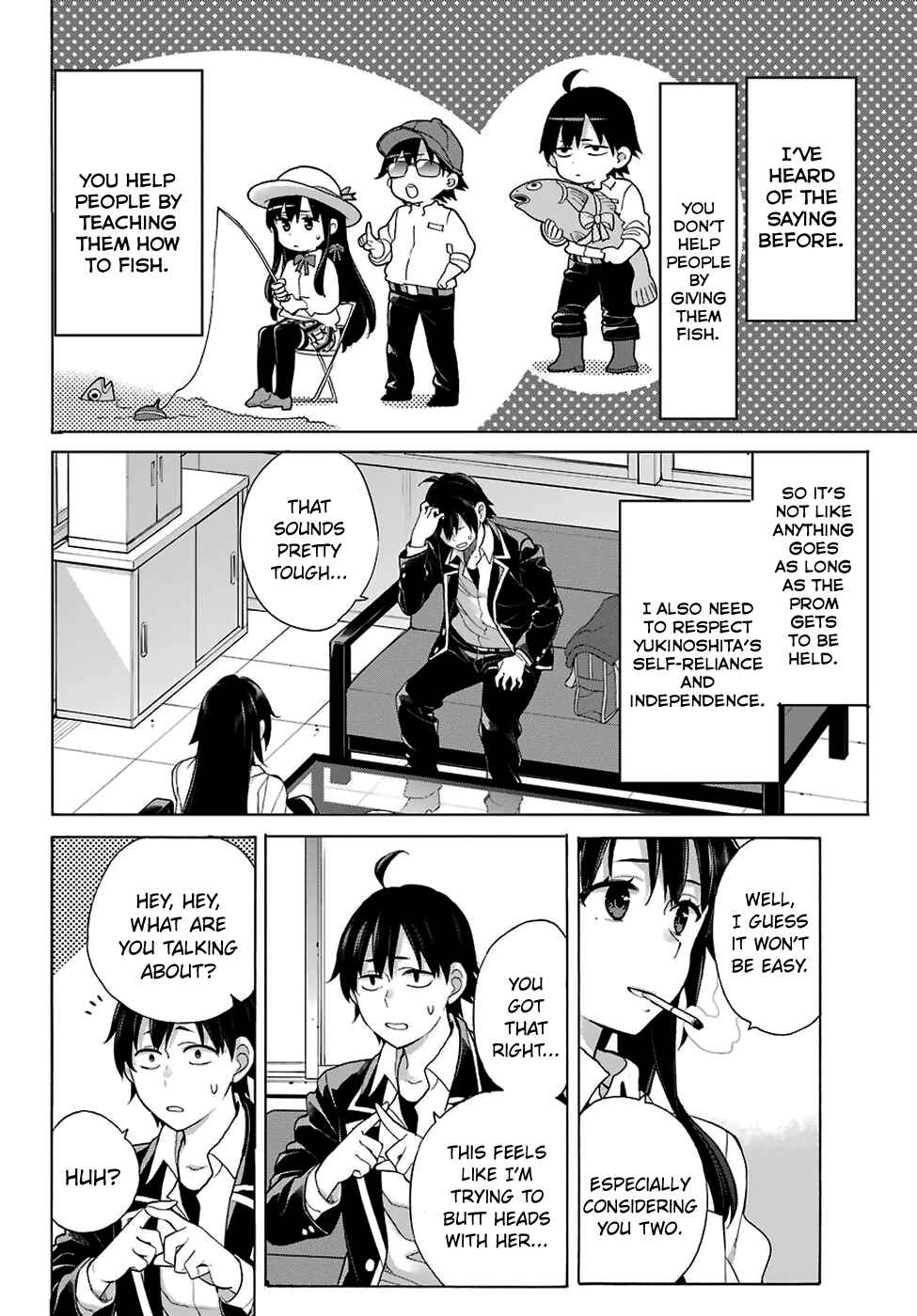 Page 14 Chapter 76 Yahari Ore no Seishun Love Come wa Machigatteiru.: Monologue