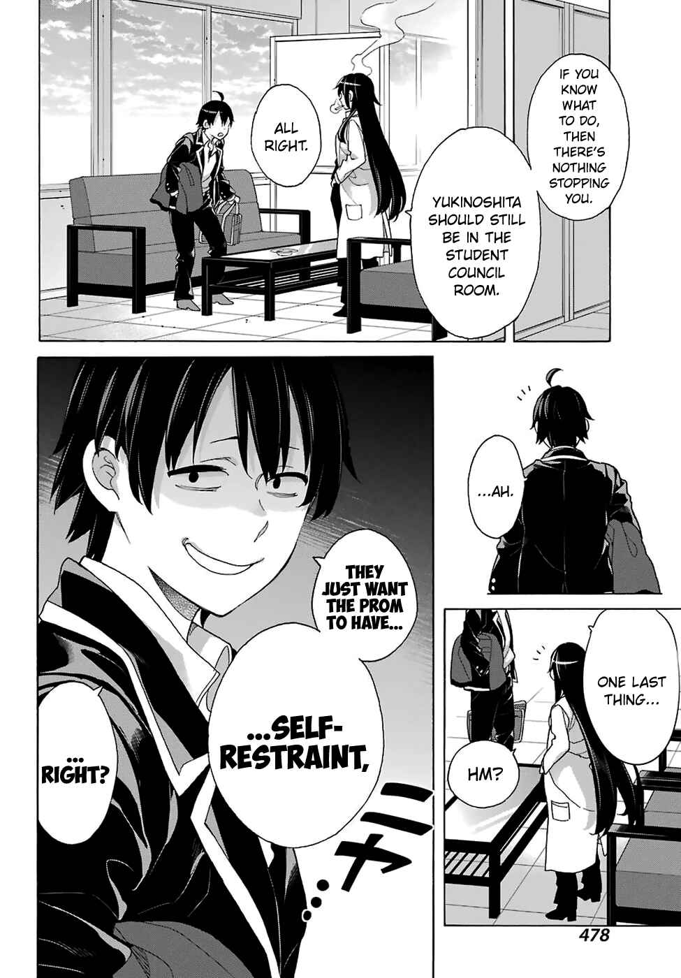 Page 18 Chapter 76 Yahari Ore no Seishun Love Come wa Machigatteiru.: Monologue