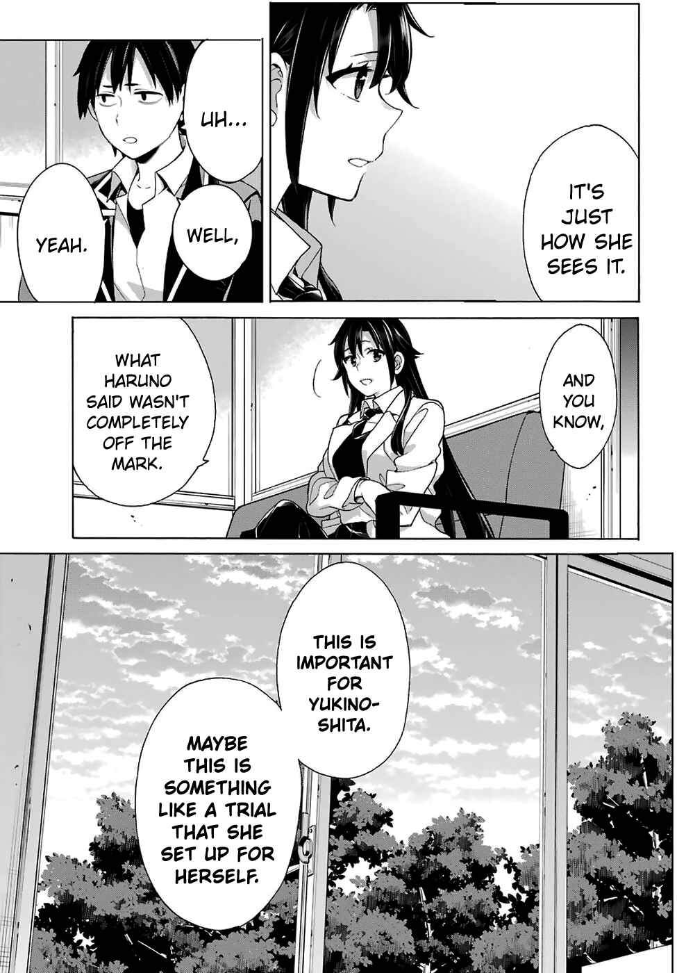 Page 7 Chapter 76 Yahari Ore no Seishun Love Come wa Machigatteiru.: Monologue