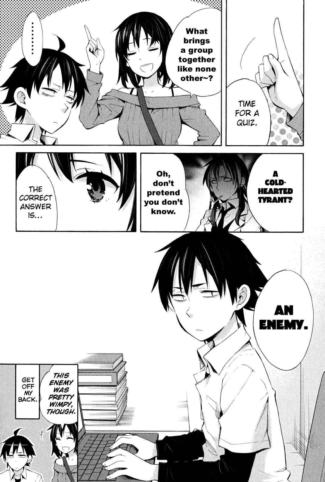 Page 7 Chapter 24 Yahari Ore no Seishun Love Come wa Machigatteiru.: Monologue