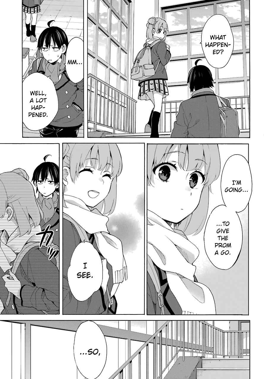 Page 19 Chapter 80 Yahari Ore no Seishun Love Come wa Machigatteiru.: Monologue