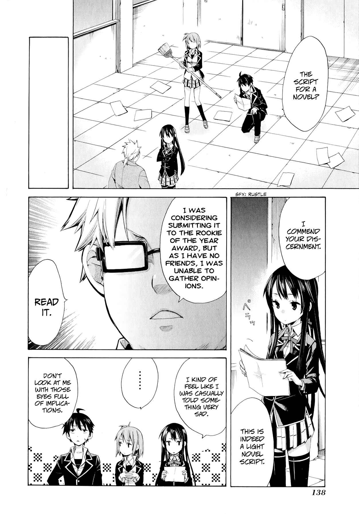 Page 16 Chapter 4 Yahari Ore no Seishun Love Come wa Machigatteiru.: Monologue