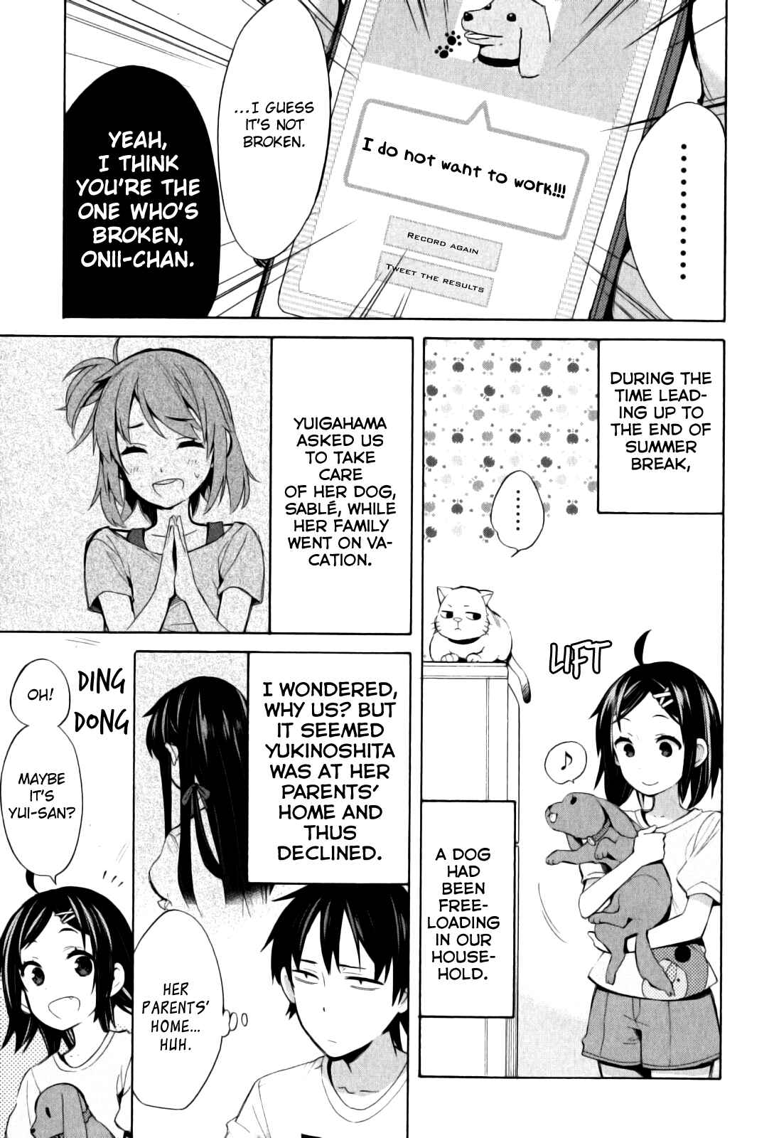 Page 8 Chapter 19 Yahari Ore no Seishun Love Come wa Machigatteiru.: Monologue