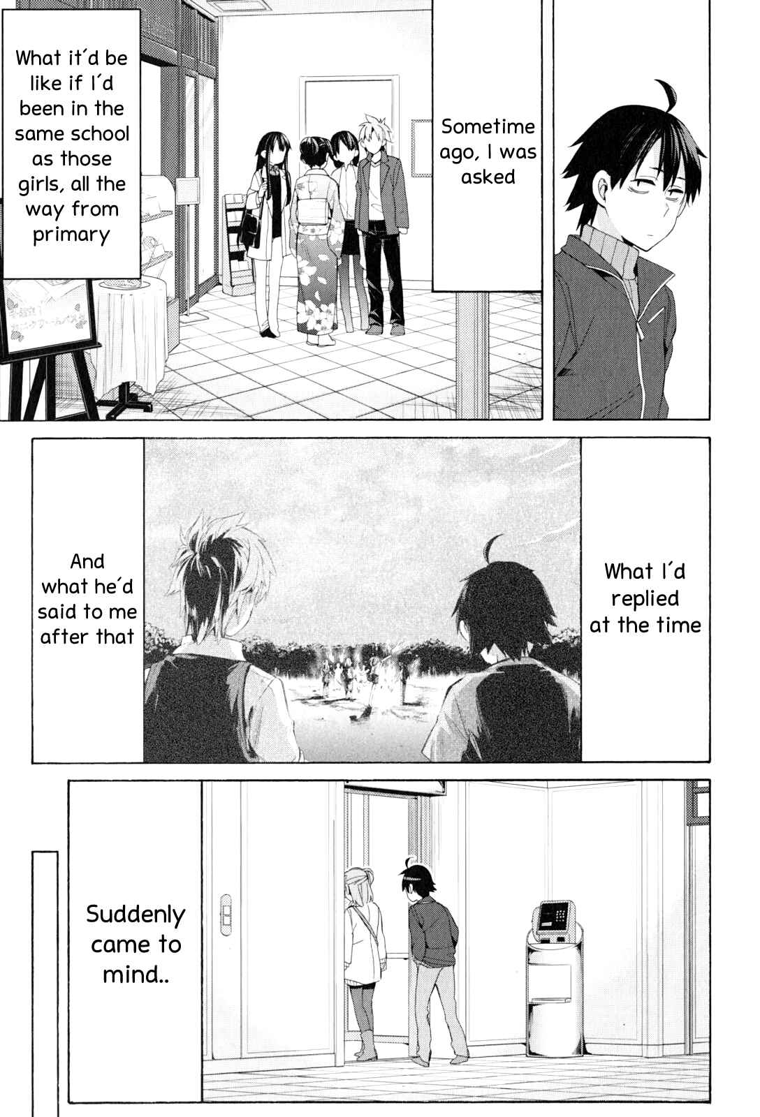Page 19 Chapter 47 Yahari Ore no Seishun Love Come wa Machigatteiru.: Monologue