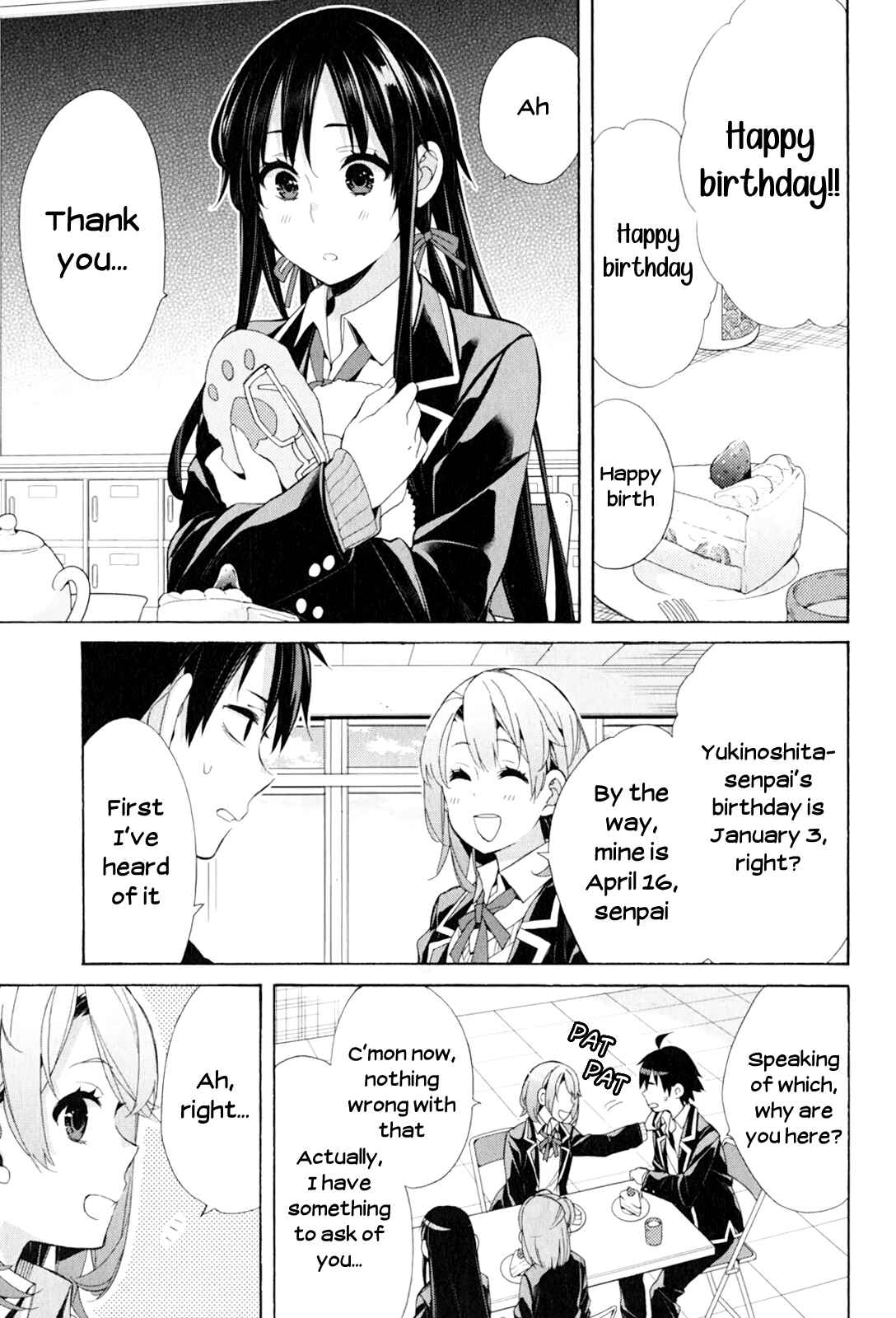 Page 29 Chapter 47 Yahari Ore no Seishun Love Come wa Machigatteiru.: Monologue