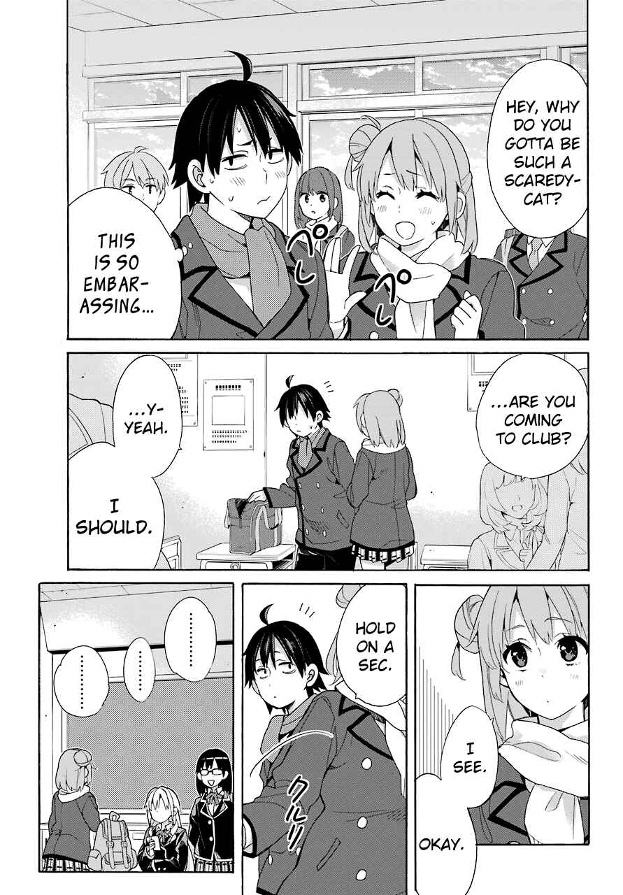 Page 11 Chapter 64 Yahari Ore no Seishun Love Come wa Machigatteiru.: Monologue