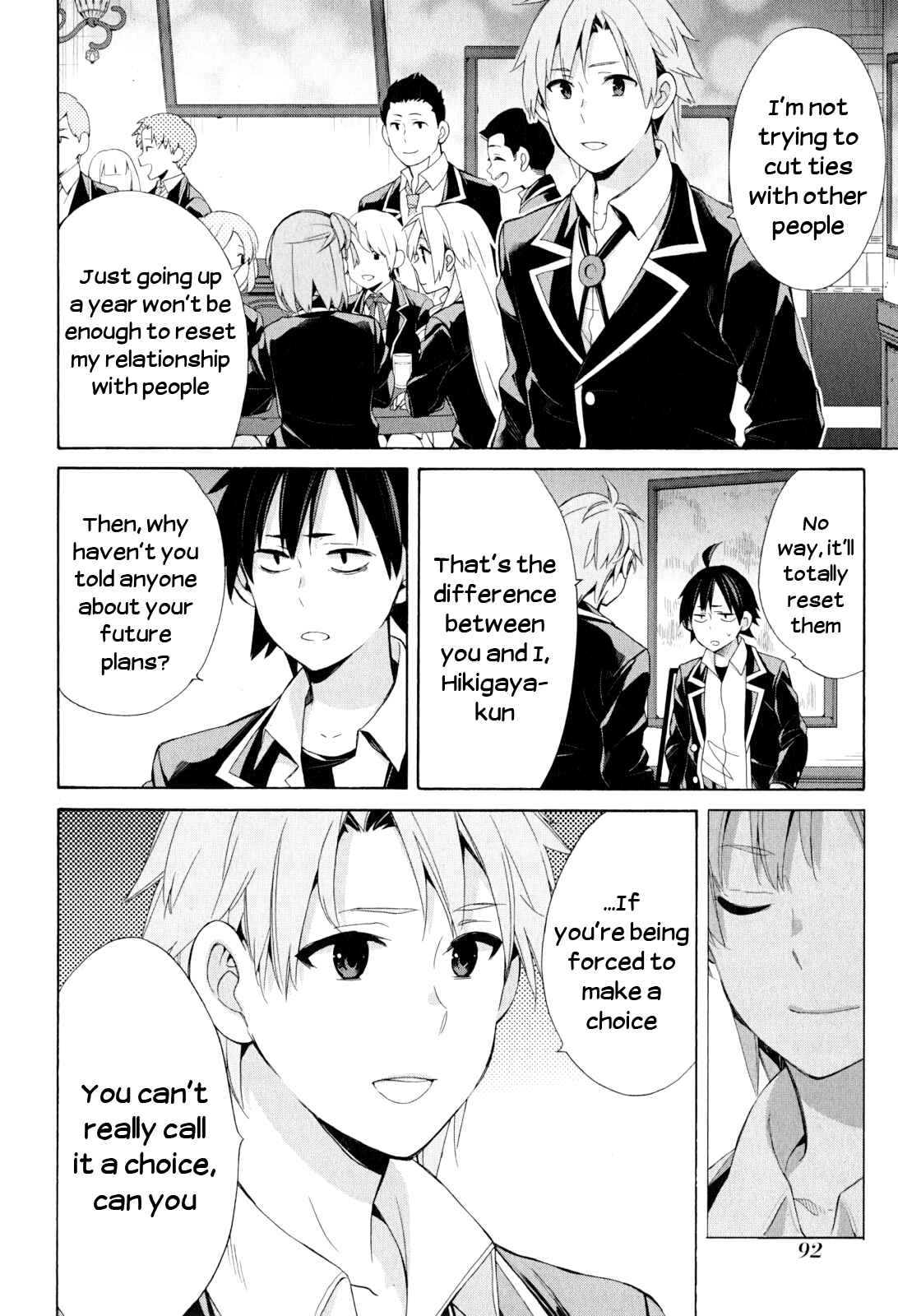 Page 23 Chapter 51 Yahari Ore no Seishun Love Come wa Machigatteiru.: Monologue