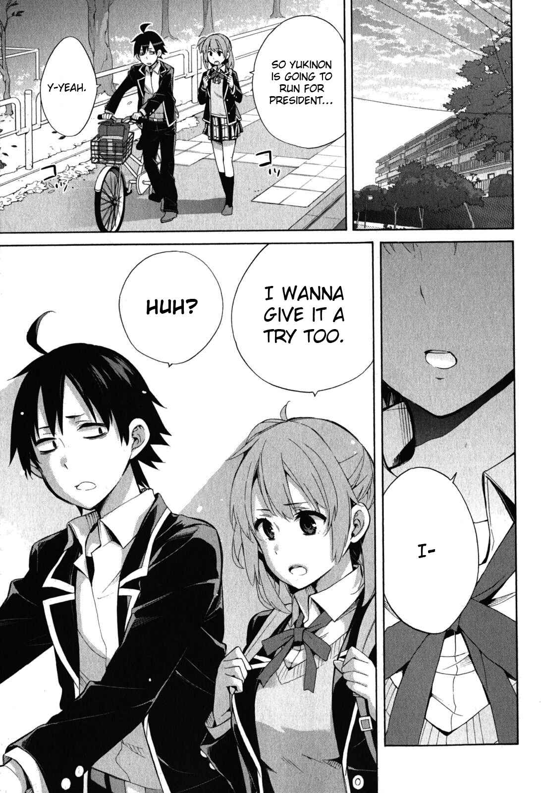 Page 15 Chapter 33 Yahari Ore no Seishun Love Come wa Machigatteiru.: Monologue