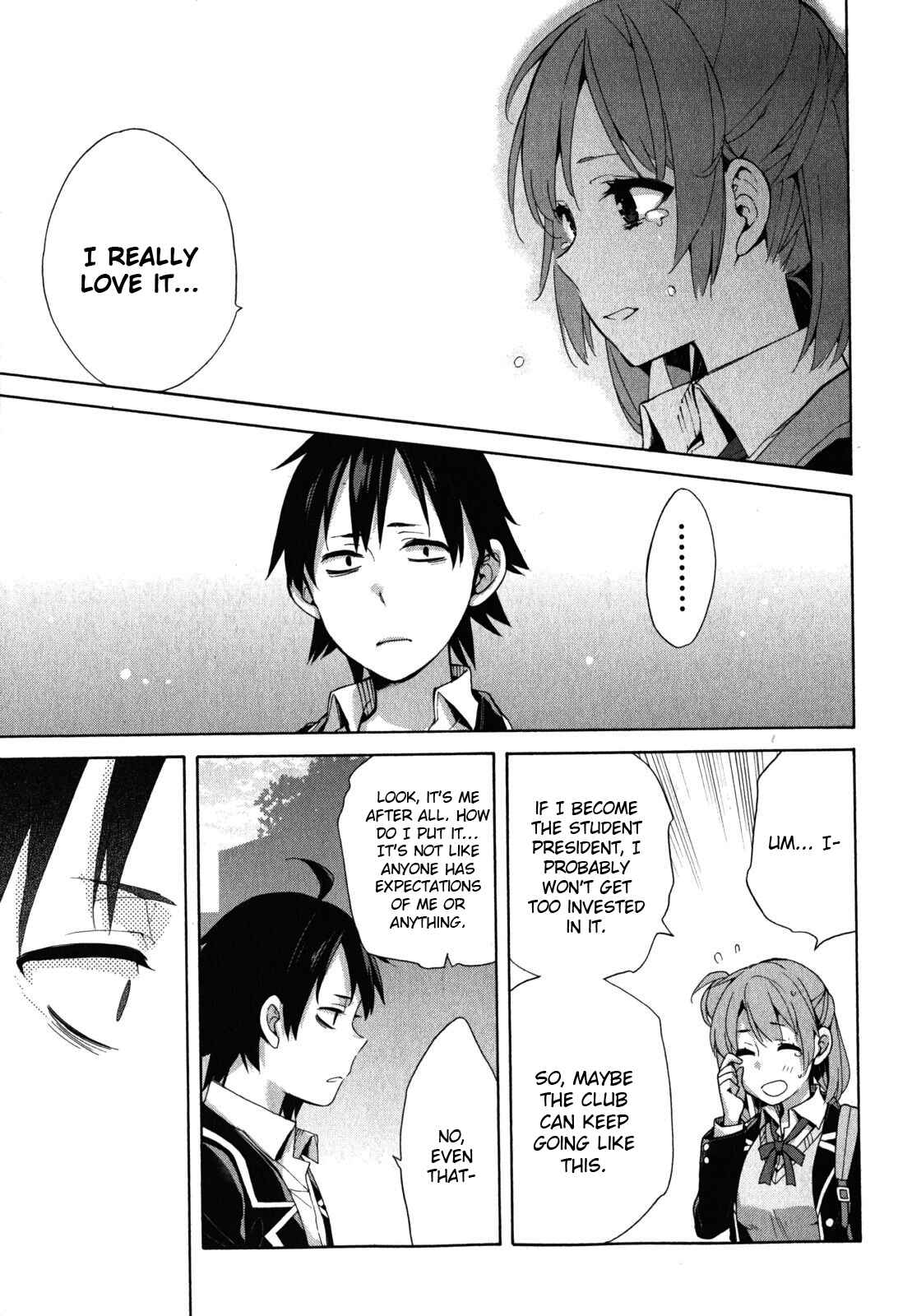 Page 21 Chapter 33 Yahari Ore no Seishun Love Come wa Machigatteiru.: Monologue