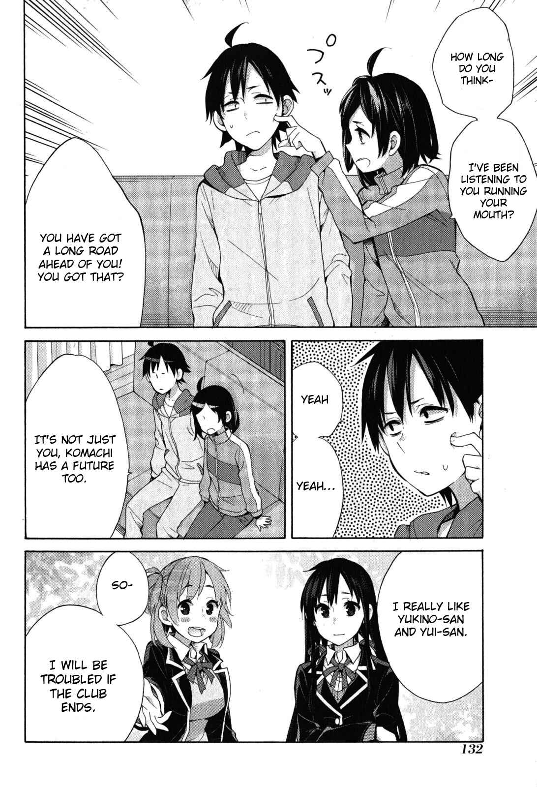 Page 36 Chapter 33 Yahari Ore no Seishun Love Come wa Machigatteiru.: Monologue