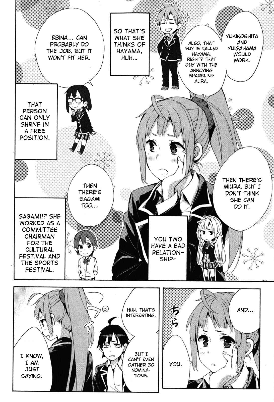 Page 56 Chapter 33 Yahari Ore no Seishun Love Come wa Machigatteiru.: Monologue