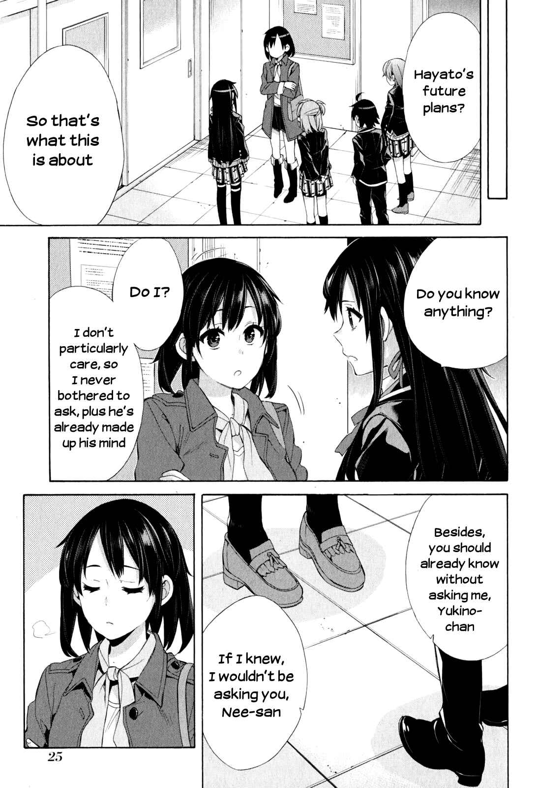 Page 27 Chapter 49 Yahari Ore no Seishun Love Come wa Machigatteiru.: Monologue