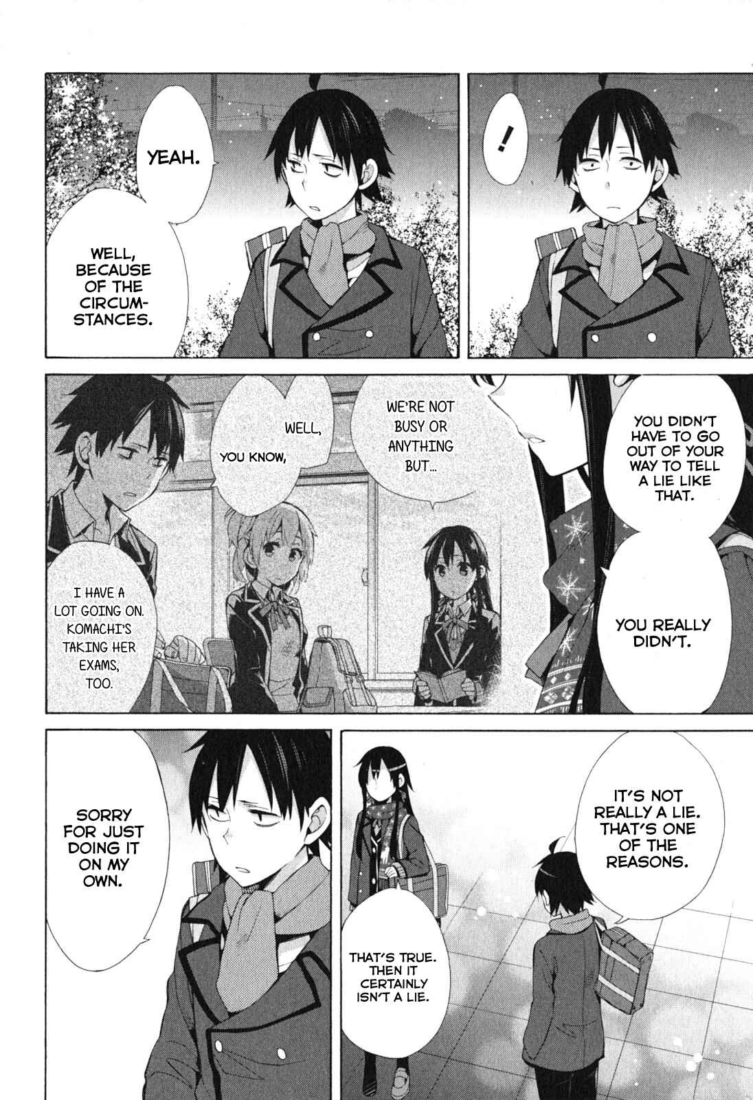 Page 10 Chapter 38 Yahari Ore no Seishun Love Come wa Machigatteiru.: Monologue