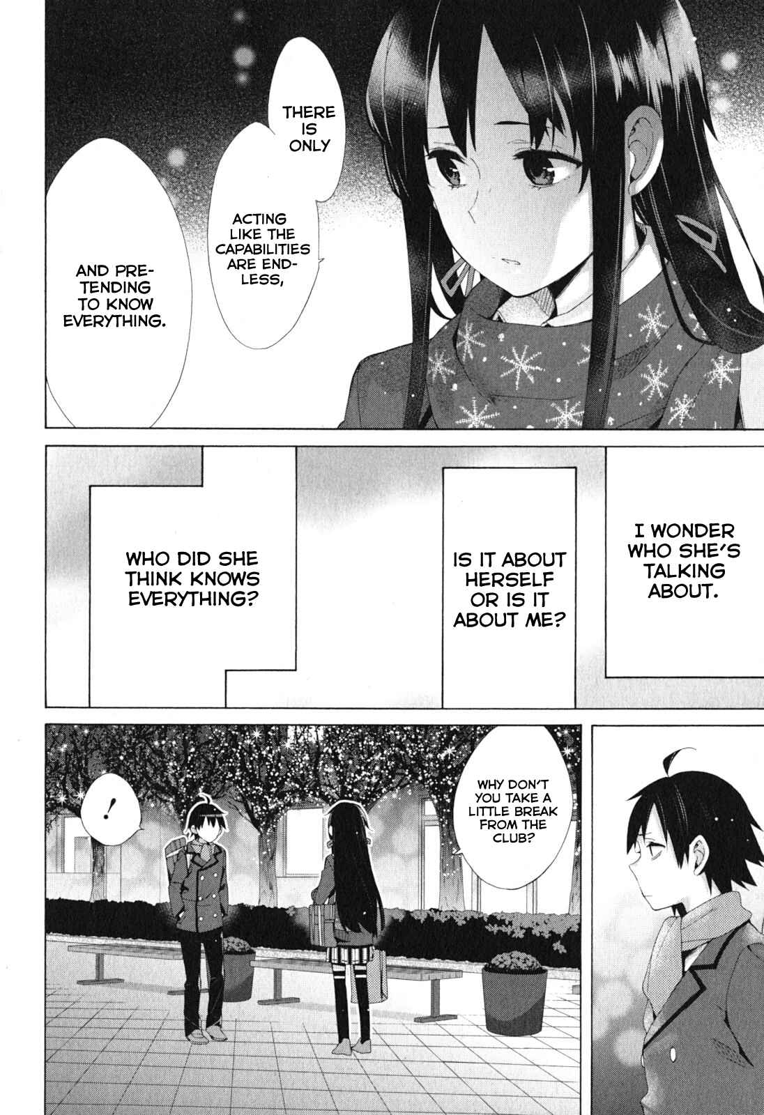 Page 14 Chapter 38 Yahari Ore no Seishun Love Come wa Machigatteiru.: Monologue