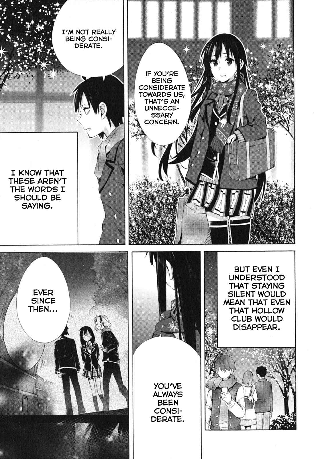 Page 15 Chapter 38 Yahari Ore no Seishun Love Come wa Machigatteiru.: Monologue