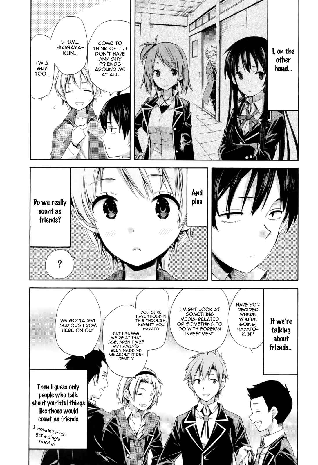 Page 19 Chapter 9 Yahari Ore no Seishun Love Come wa Machigatteiru.: Monologue