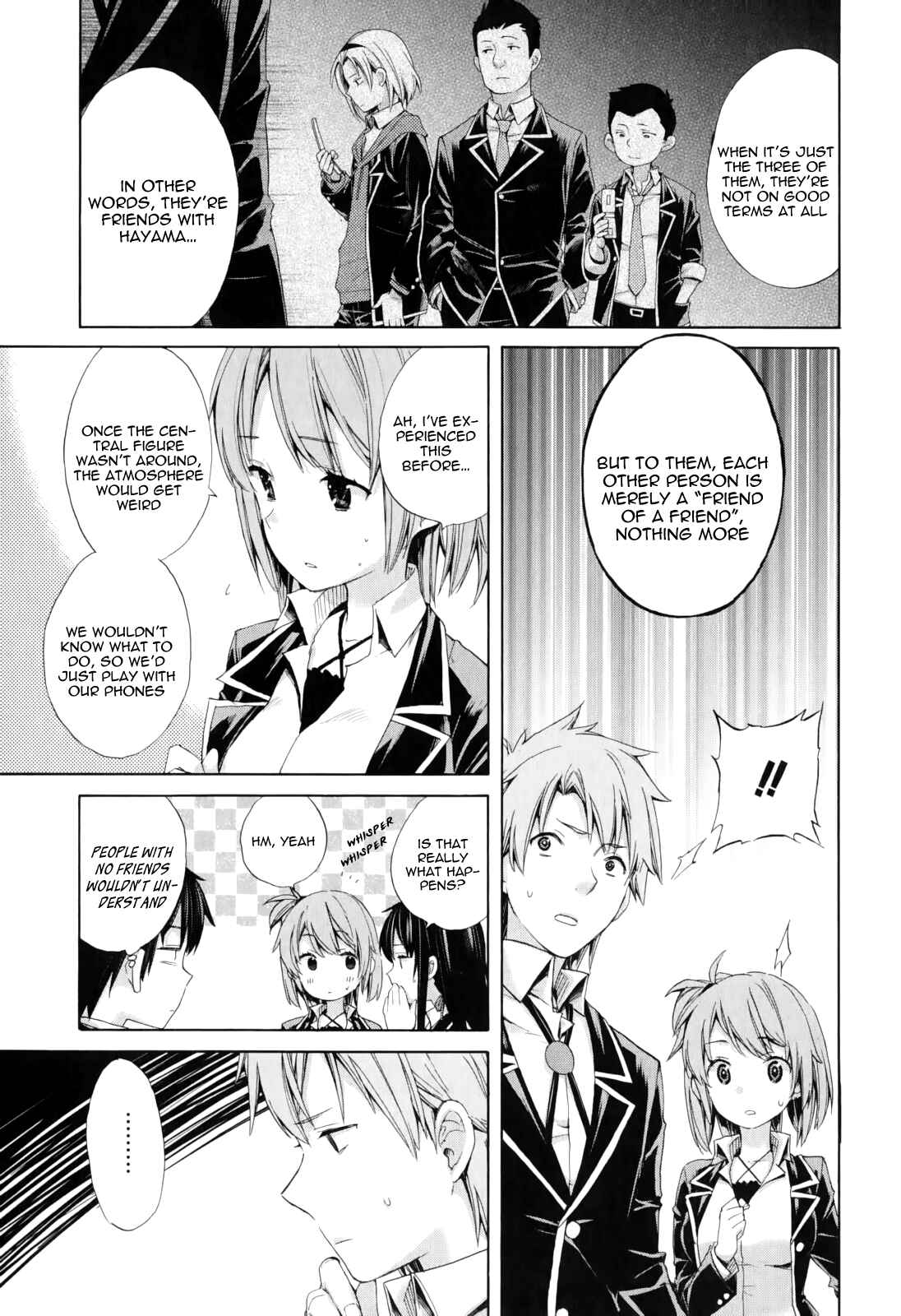 Page 25 Chapter 9 Yahari Ore no Seishun Love Come wa Machigatteiru.: Monologue