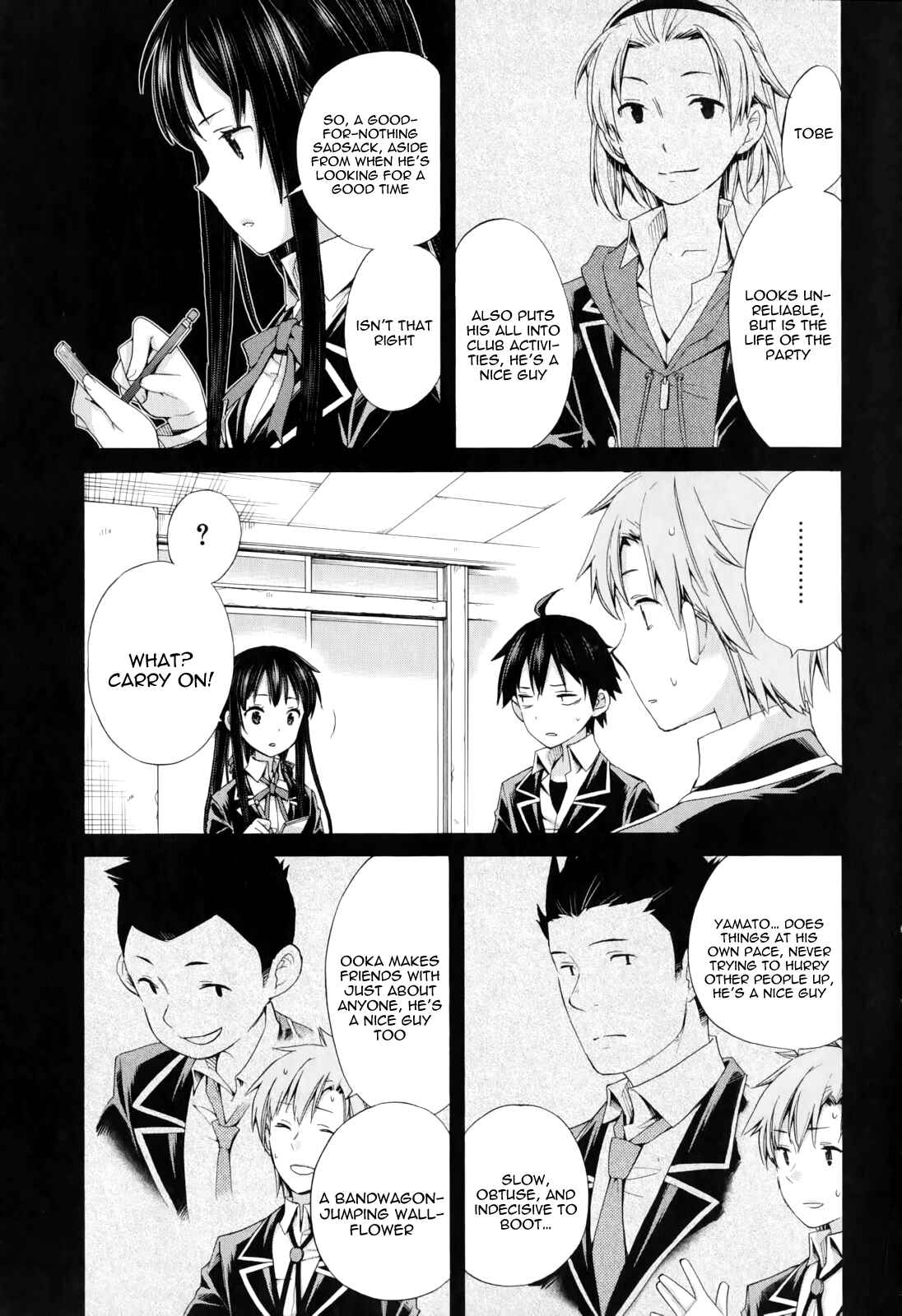 Page 5 Chapter 9 Yahari Ore no Seishun Love Come wa Machigatteiru.: Monologue