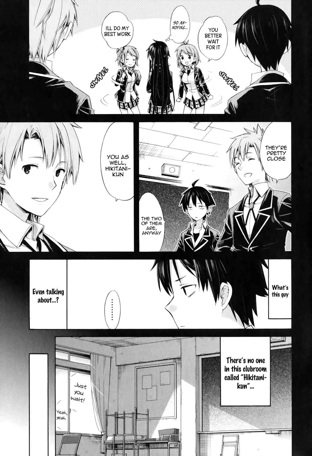 Page 9 Chapter 9 Yahari Ore no Seishun Love Come wa Machigatteiru.: Monologue