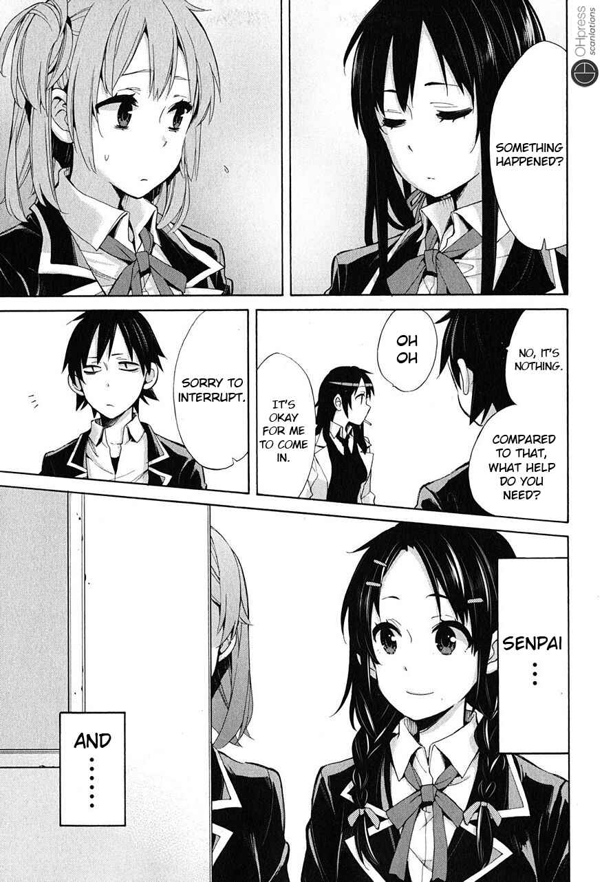 Page 20 Chapter 30 Yahari Ore no Seishun Love Come wa Machigatteiru.: Monologue