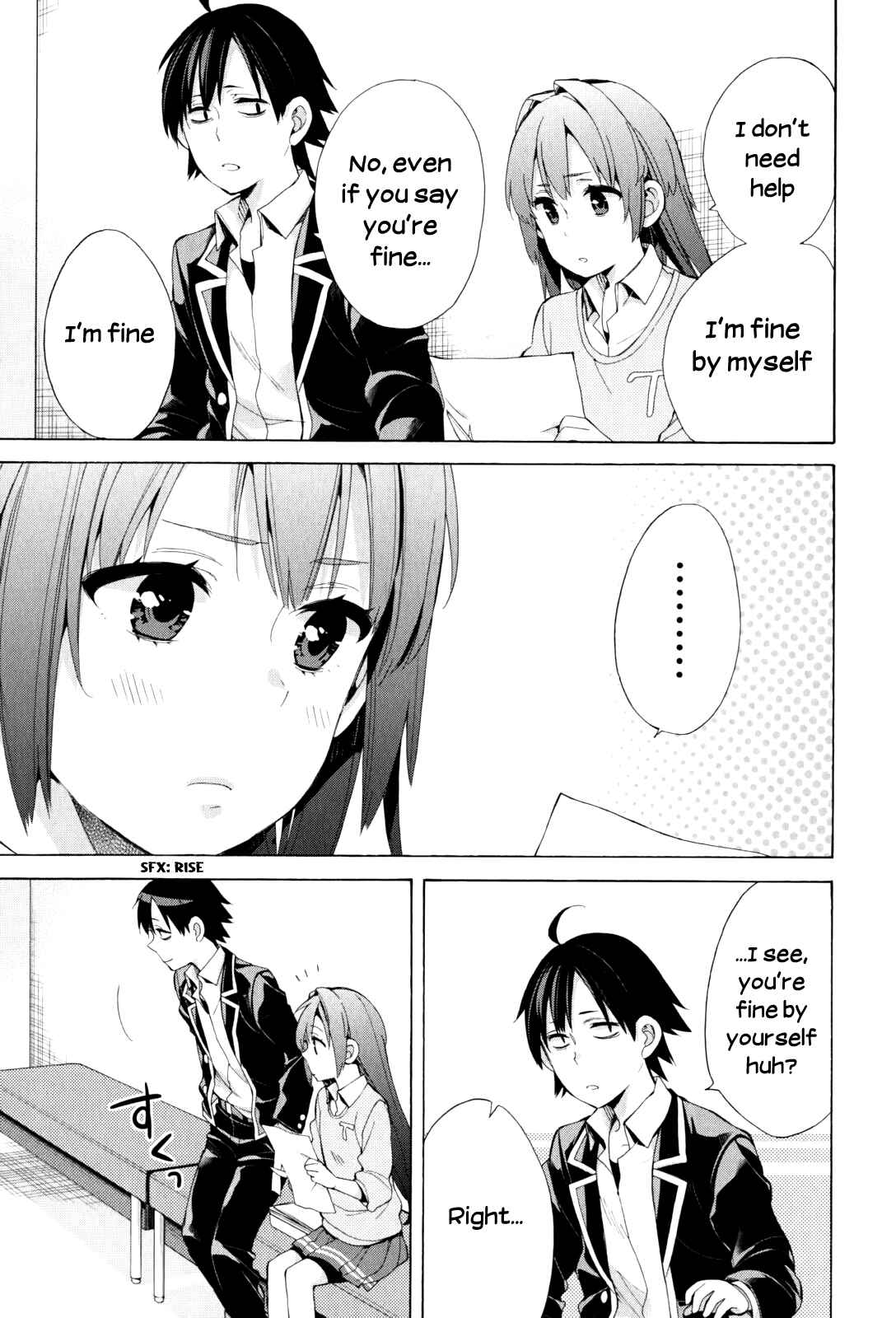 Page 25 Chapter 45 Yahari Ore no Seishun Love Come wa Machigatteiru.: Monologue