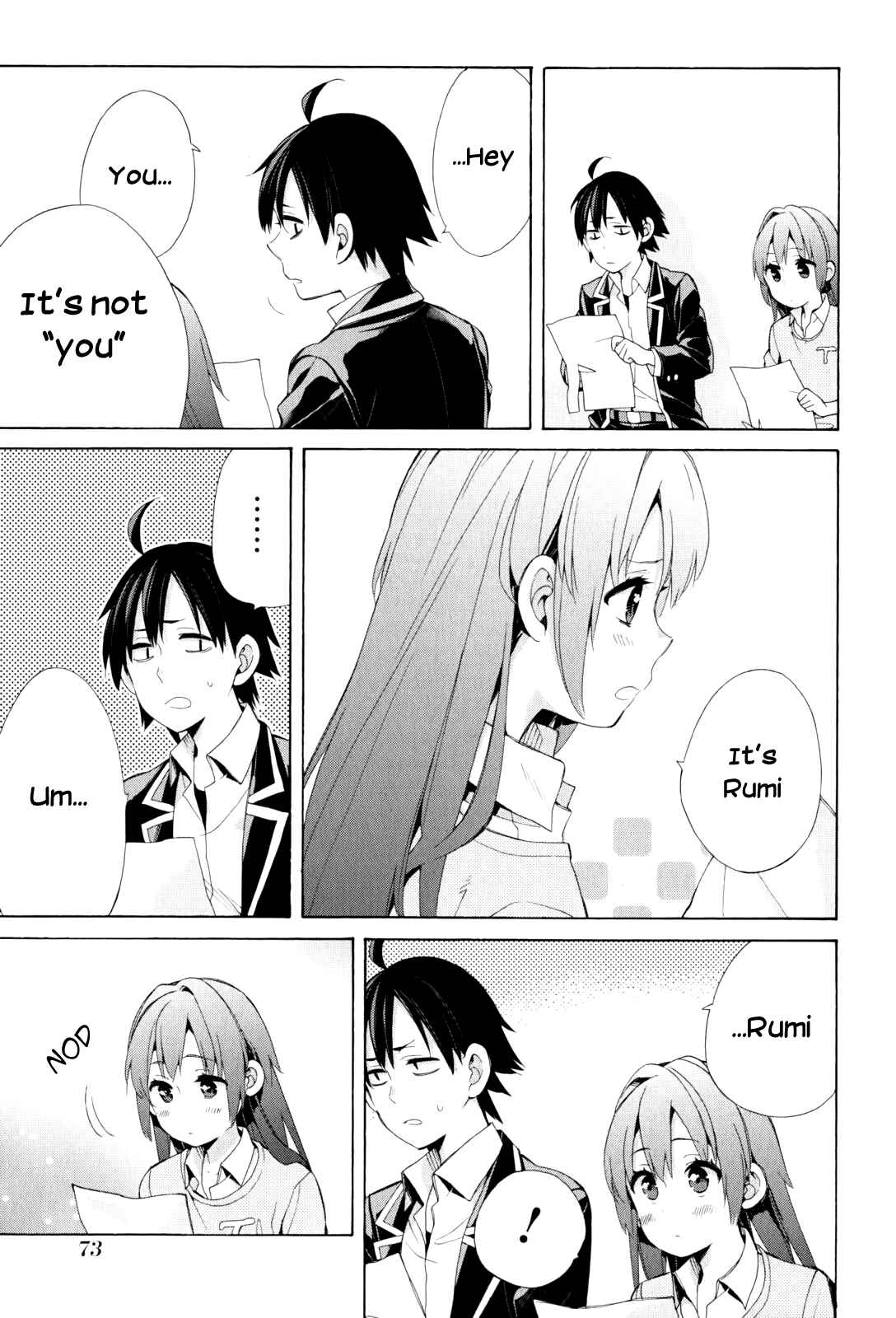 Page 27 Chapter 45 Yahari Ore no Seishun Love Come wa Machigatteiru.: Monologue