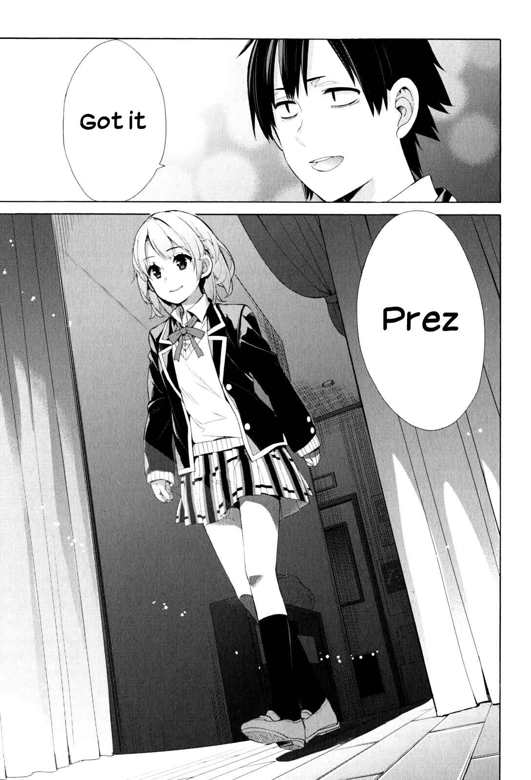 Page 31 Chapter 45 Yahari Ore no Seishun Love Come wa Machigatteiru.: Monologue