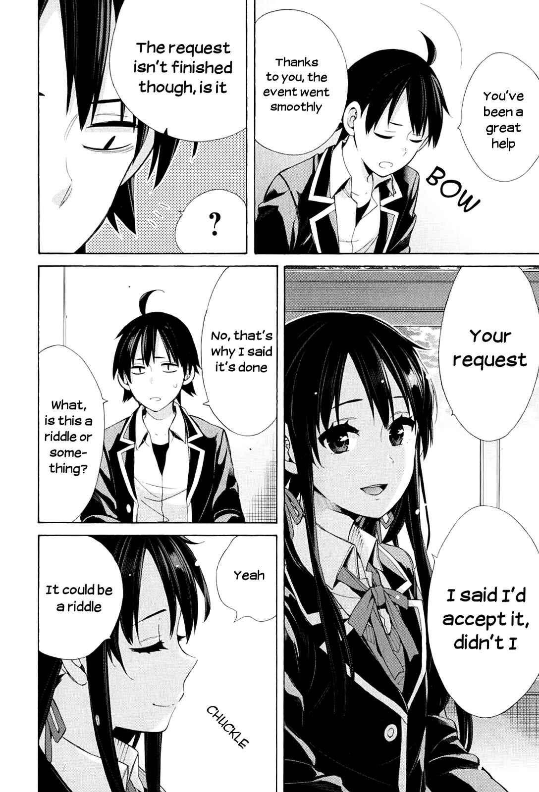 Page 38 Chapter 45 Yahari Ore no Seishun Love Come wa Machigatteiru.: Monologue