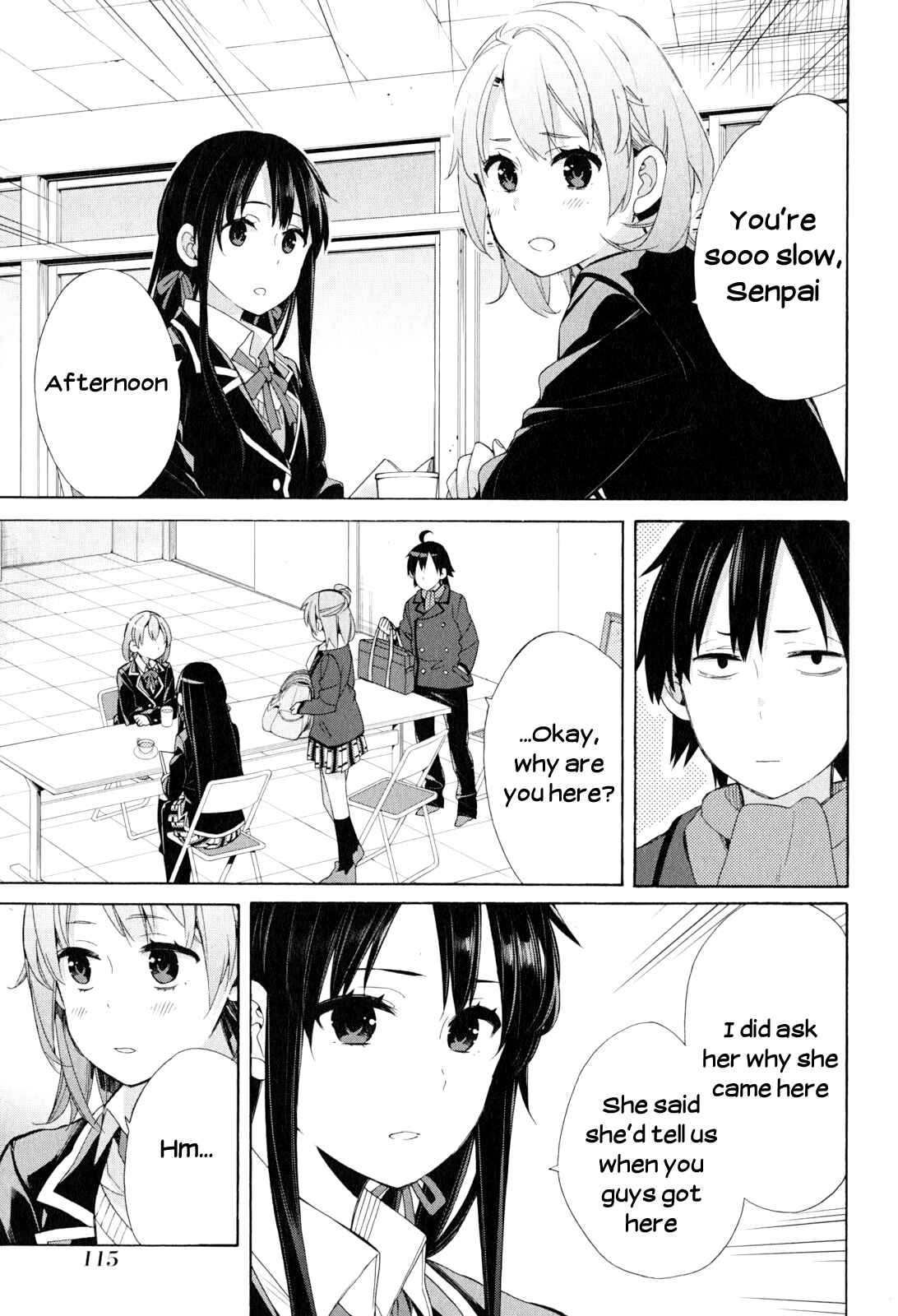 Page 15 Chapter 52 Yahari Ore no Seishun Love Come wa Machigatteiru.: Monologue