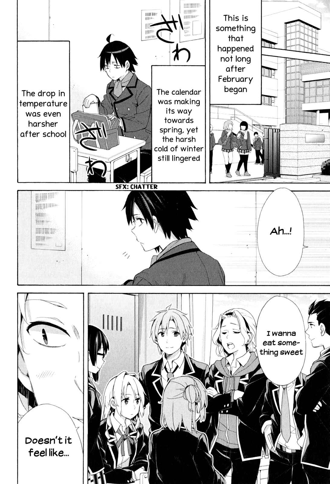 Page 6 Chapter 52 Yahari Ore no Seishun Love Come wa Machigatteiru.: Monologue