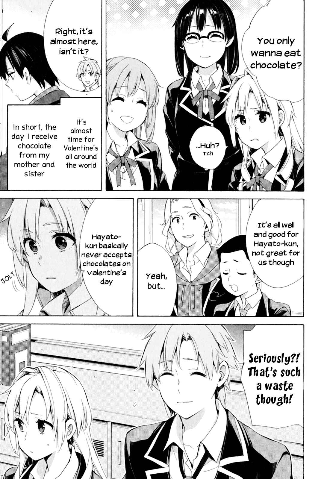 Page 7 Chapter 52 Yahari Ore no Seishun Love Come wa Machigatteiru.: Monologue