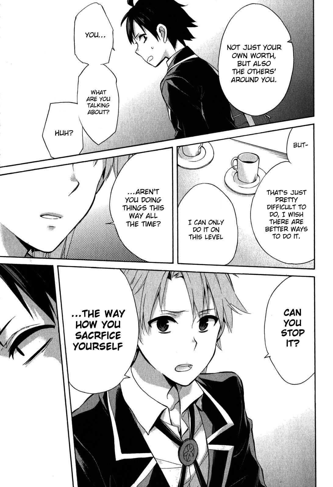 Page 52 Chapter 32 Yahari Ore no Seishun Love Come wa Machigatteiru.: Monologue